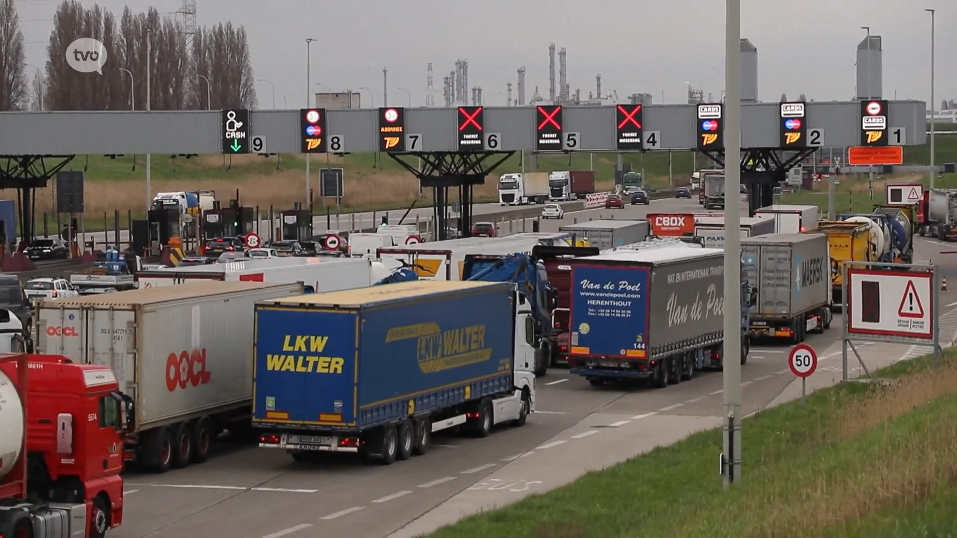 Vanaf vrijdag zware hinder aan Liefkenshoektunnel door wegenwerken