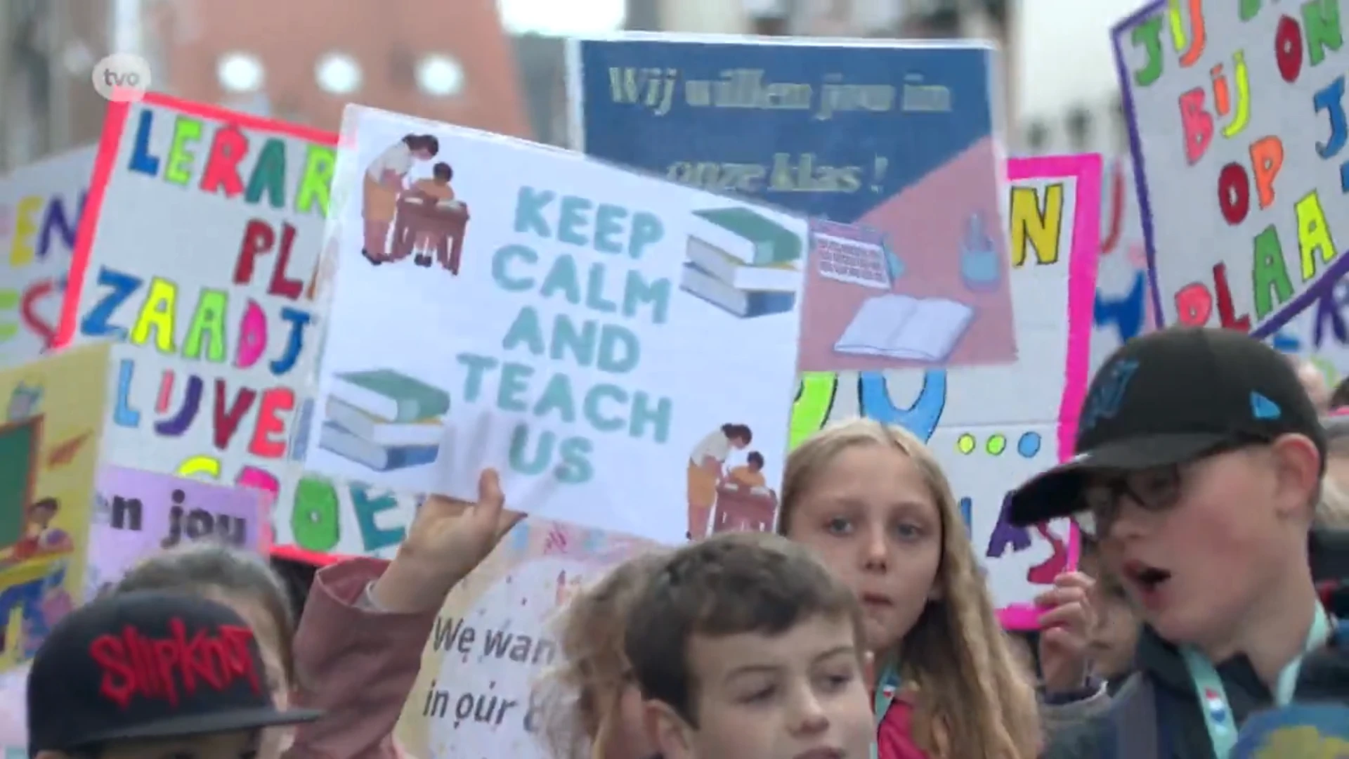 500 kinderen komen op straat in Sint-Niklaas om leerkrachten te zoeken: "Wat je geeft, krijg je dubbel en dik terug"