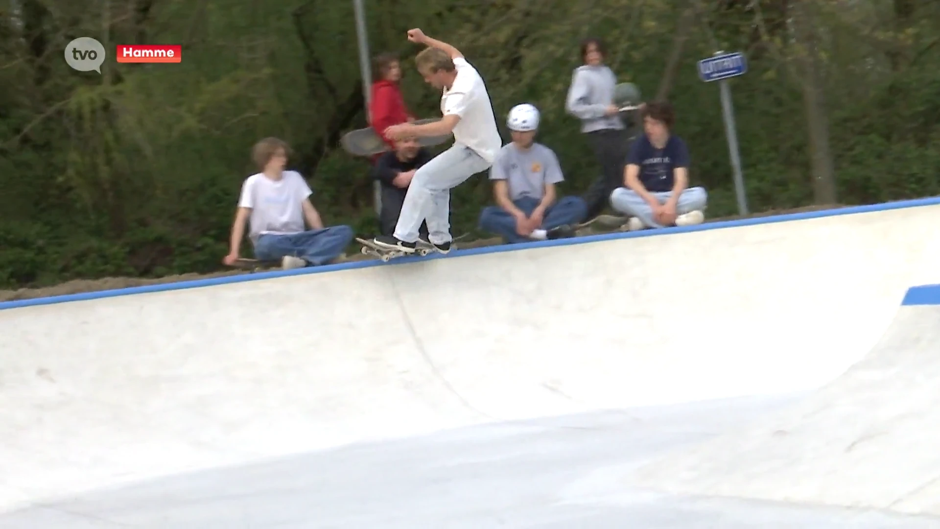 Jongeren genieten van nieuw skatepark op Vrijetijdssite Kaaiplein in Hamme