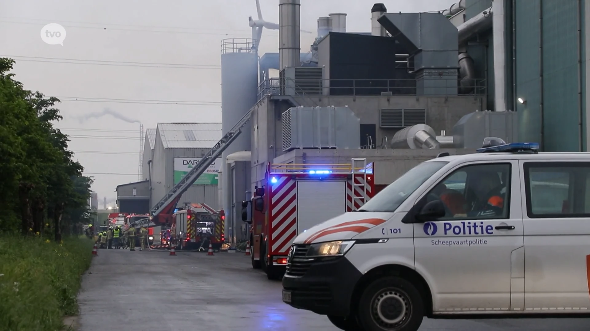 Brand met lokale geurhinder bij biomestbedrijf in Waaslandhaven