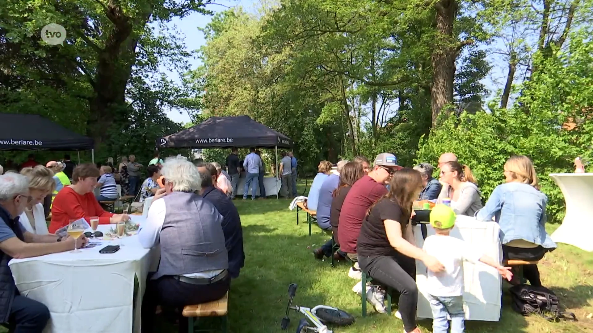 Gerestaureerd prieeltje in Overmere ingehuldigd met typisch Engelse "high tea"