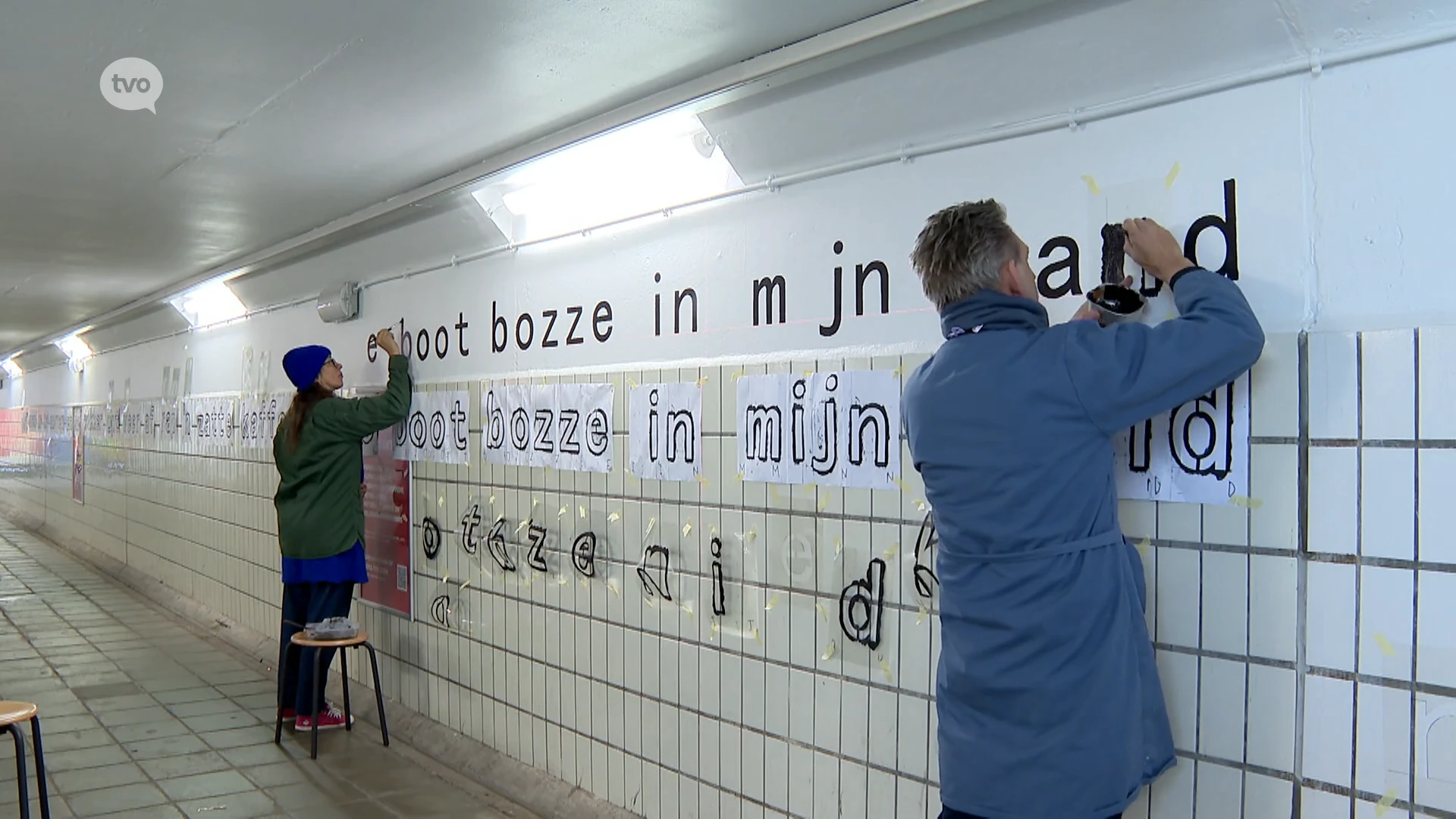 "Zottegem blues" prijkt binnenkort weer op tunnelmuur van station