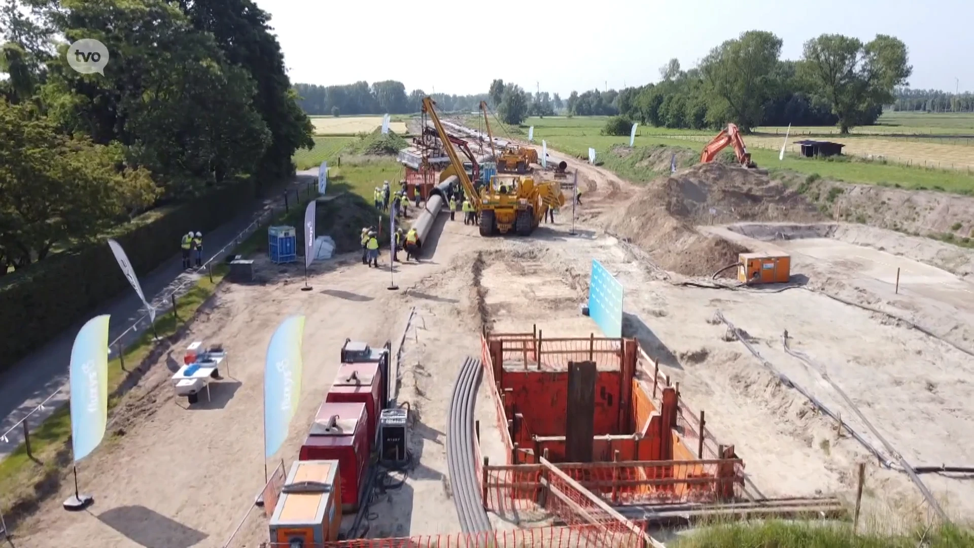 Fluxys legt "gas- en waterstofpijpleiding van de toekomst" doorheen de streek