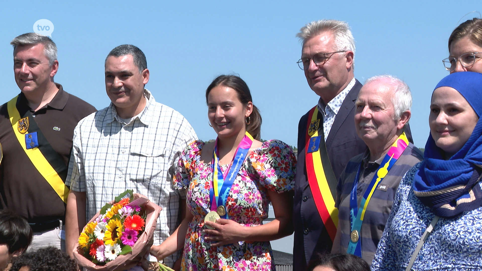 G-judoka en Olympisch en Belgisch kampioen Amal Ibrahimi gehuldigd in Temse