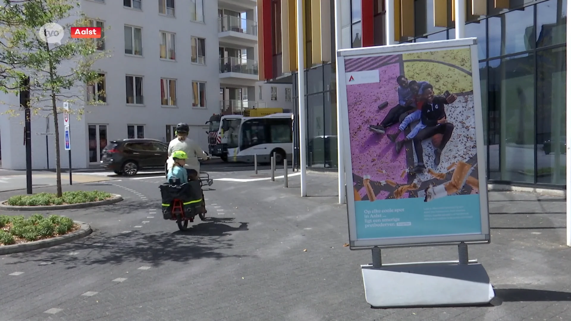 Opnieuw schiet Aalsterse affiche uit zwerfvuilcampagne in verkeerde keelgat