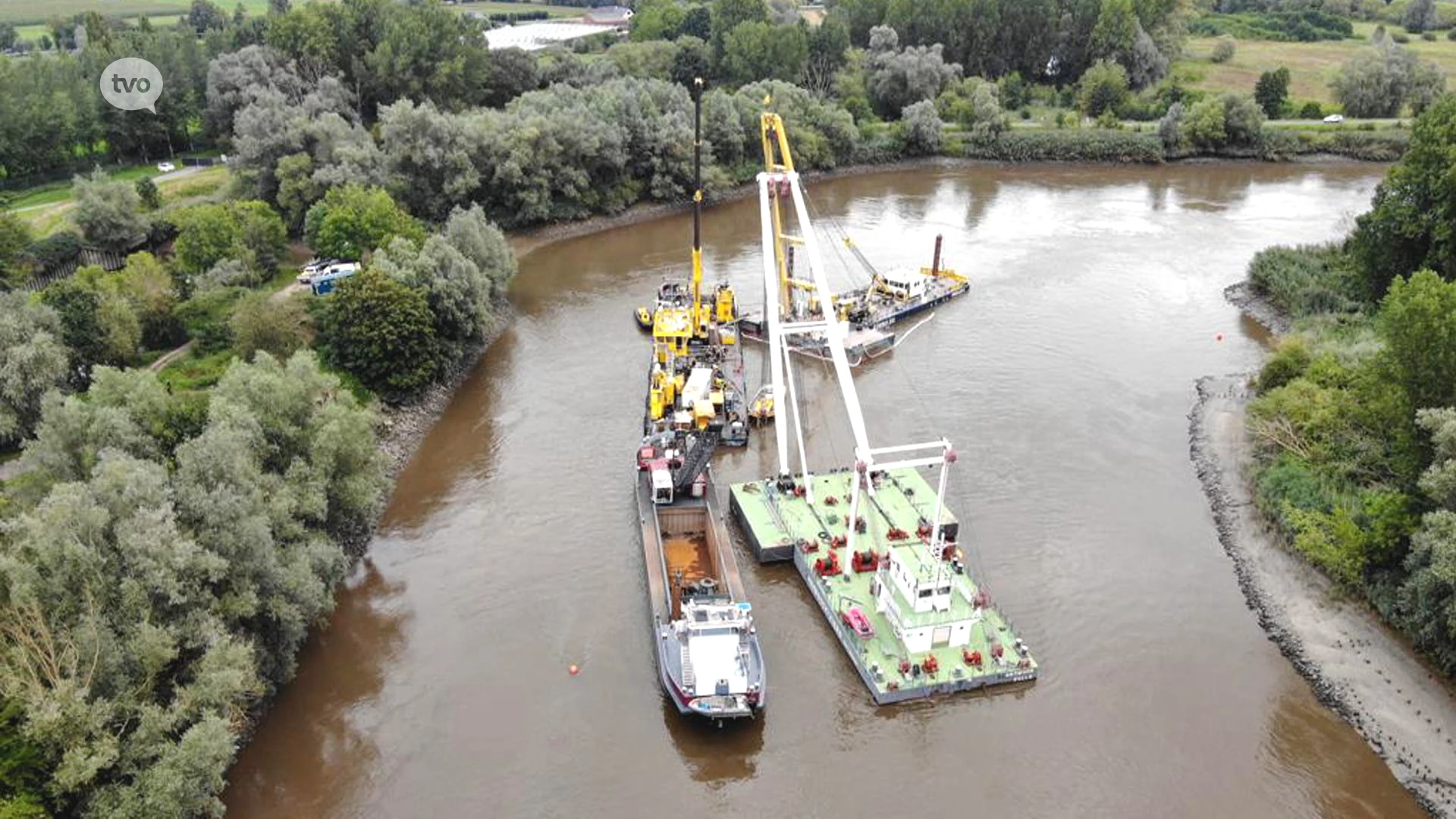 Lichaam van vermiste schipper gevonden in gezonken binnenschip in Grembergen