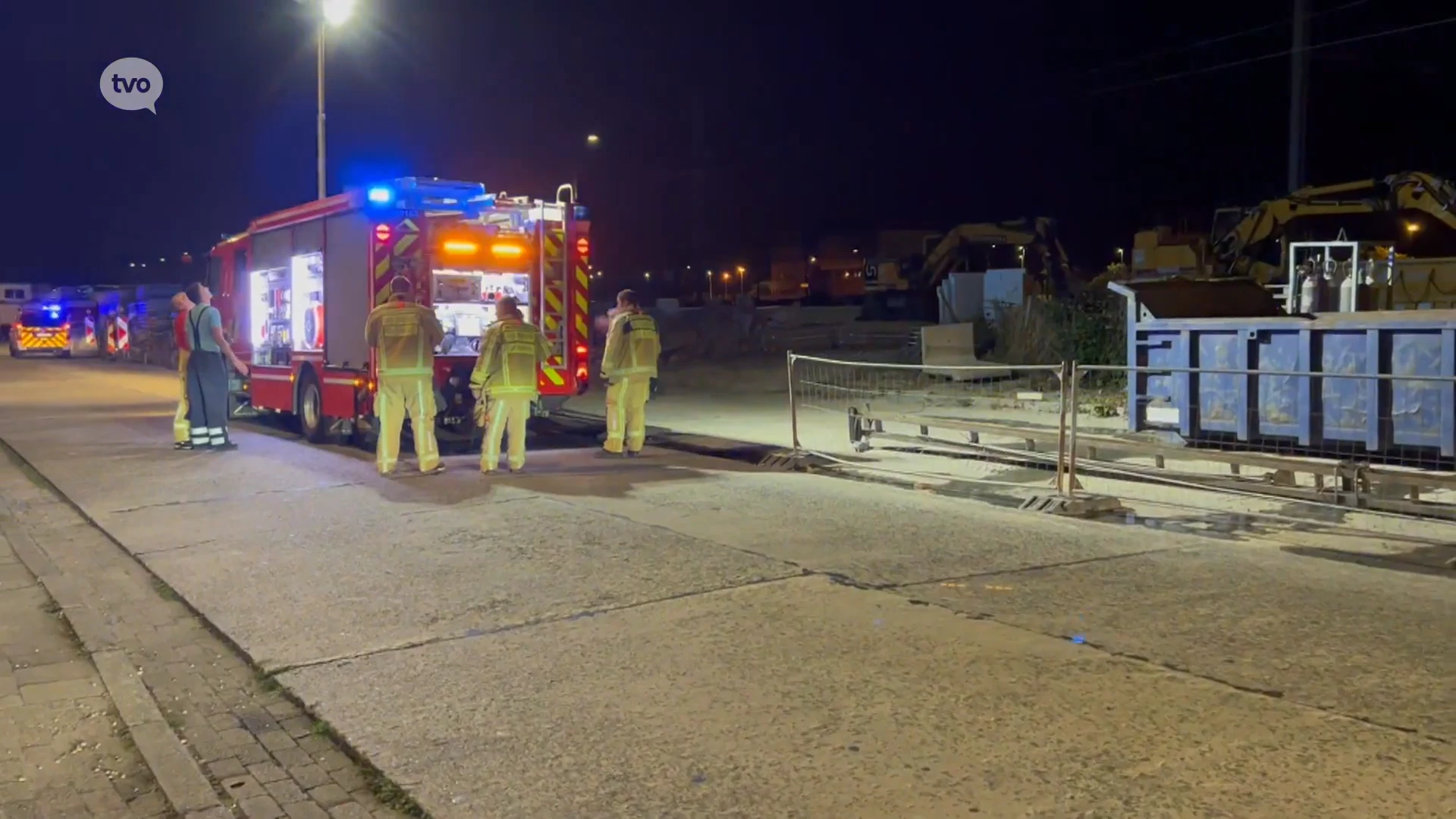 Arbeider gewond na gasexplosie op werf aan station in Denderleeuw