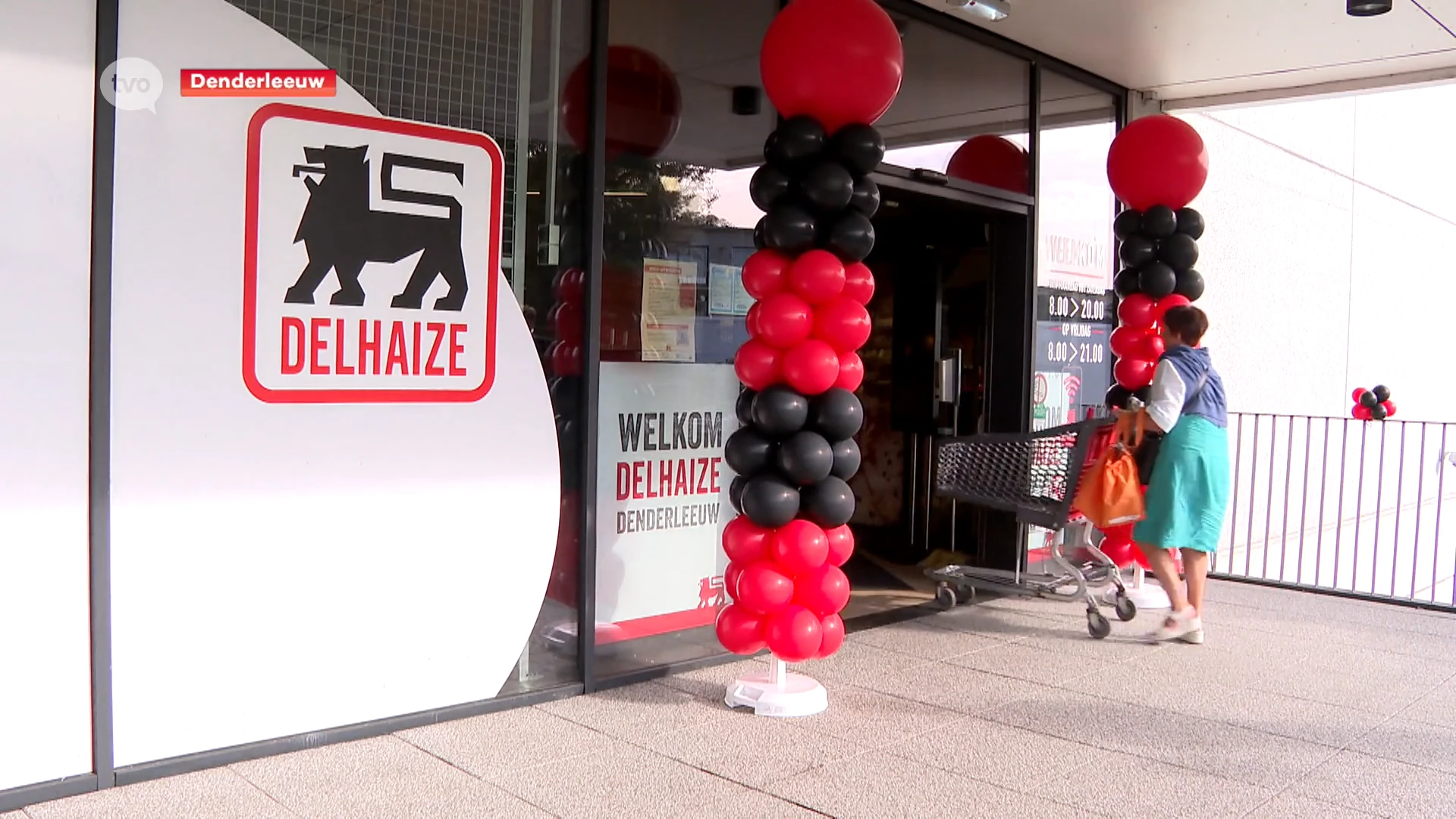 Toenadering tussen vakbonden en directie Delhaize bij opening in Denderleeuw