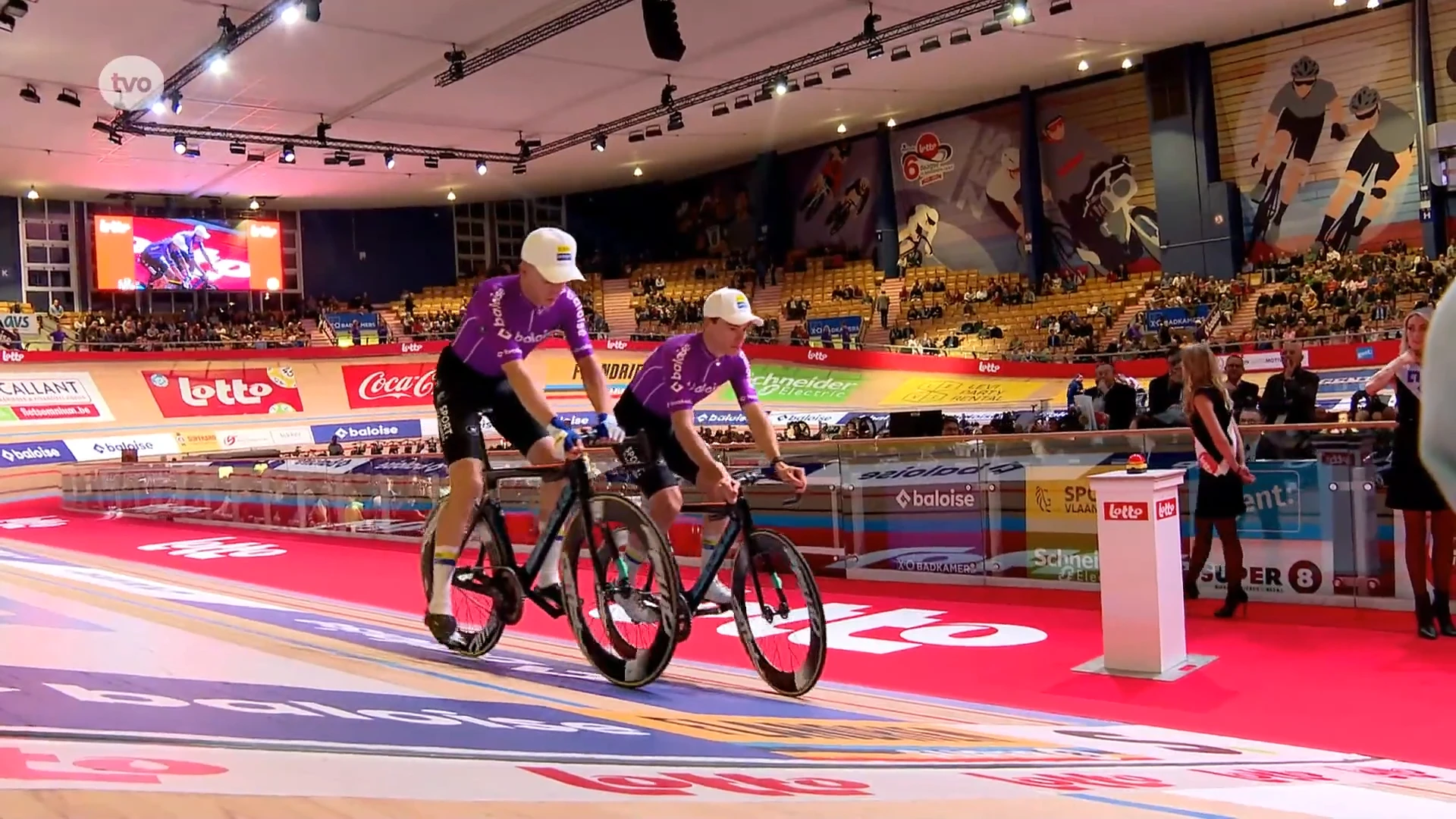 Wetteraar Lindsay De Vylder en Robbe Ghys weer samen aan de start van Zesdaagse in Gent