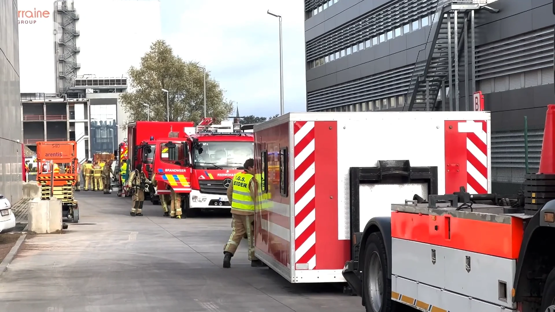 Brandweer rukt uit naar La Lorraine in Erpe-Mere voor ammoniaklek