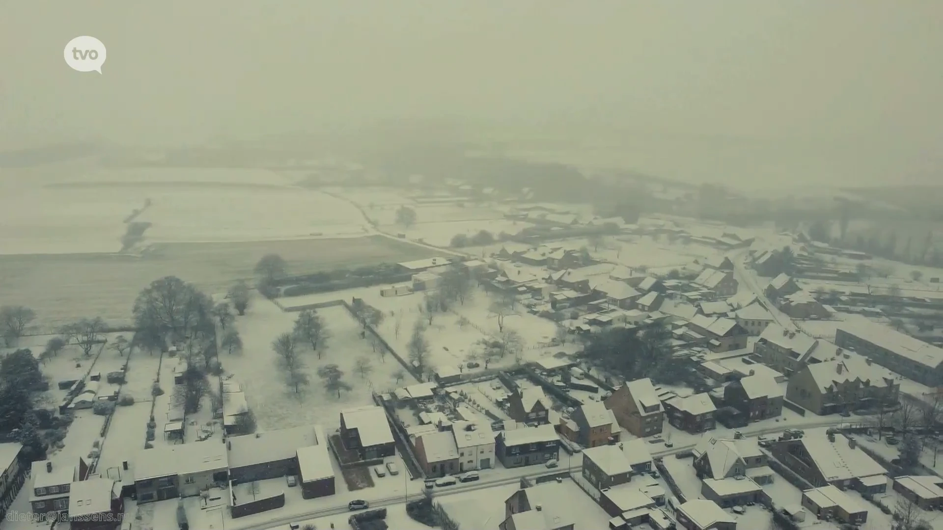 Zoveel sneeuw ligt er in het zuiden van Oost-Vlaanderen