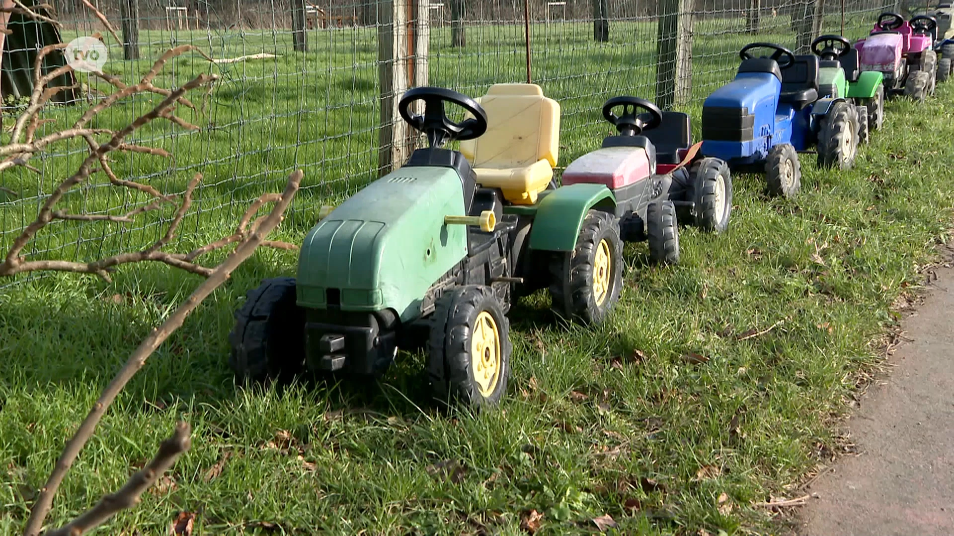 Protest met speelgoedtractoren in Impe: "Kleinere boeren krijgen het extra moeilijk"