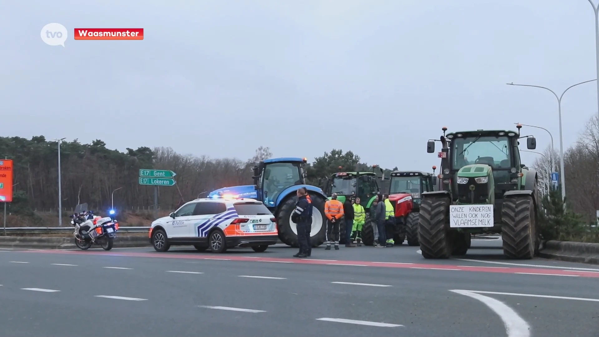 Zware avondspits op gewestwegen in Waasland, ook blokkade in Waasmunster