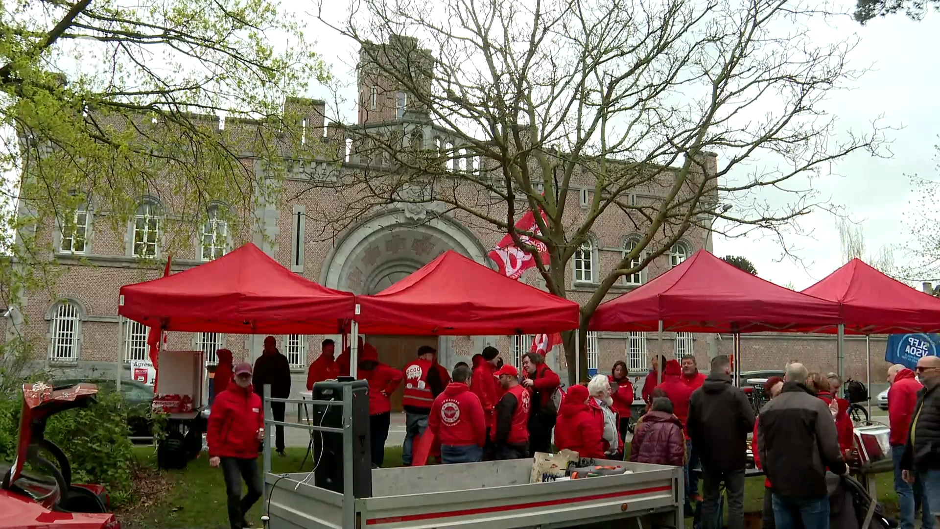 Staking in alle Oost-Vlaamse gevangenissen, piket staat in Gent