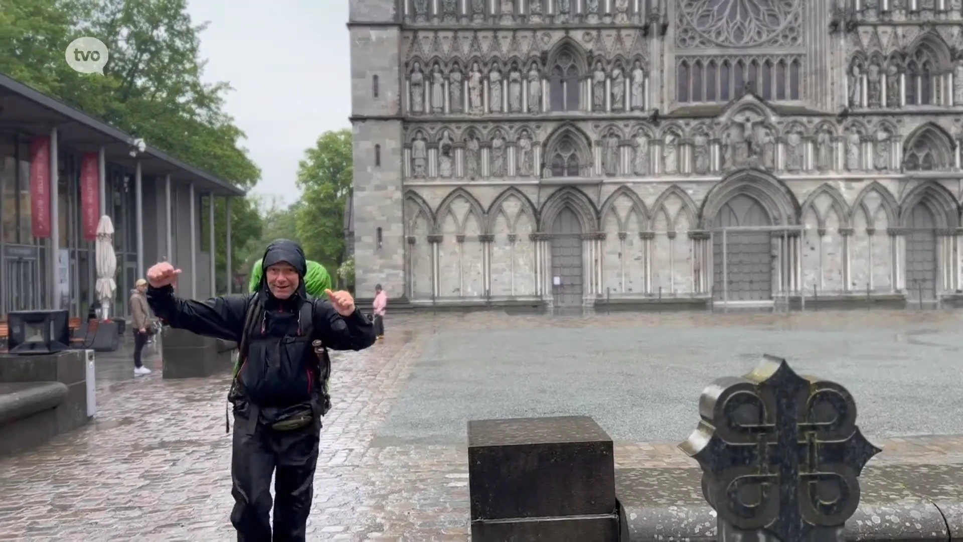 Aalstenaar Bert Surmont rondt voettocht van 619 kilometers af in het Noorse Trondheim