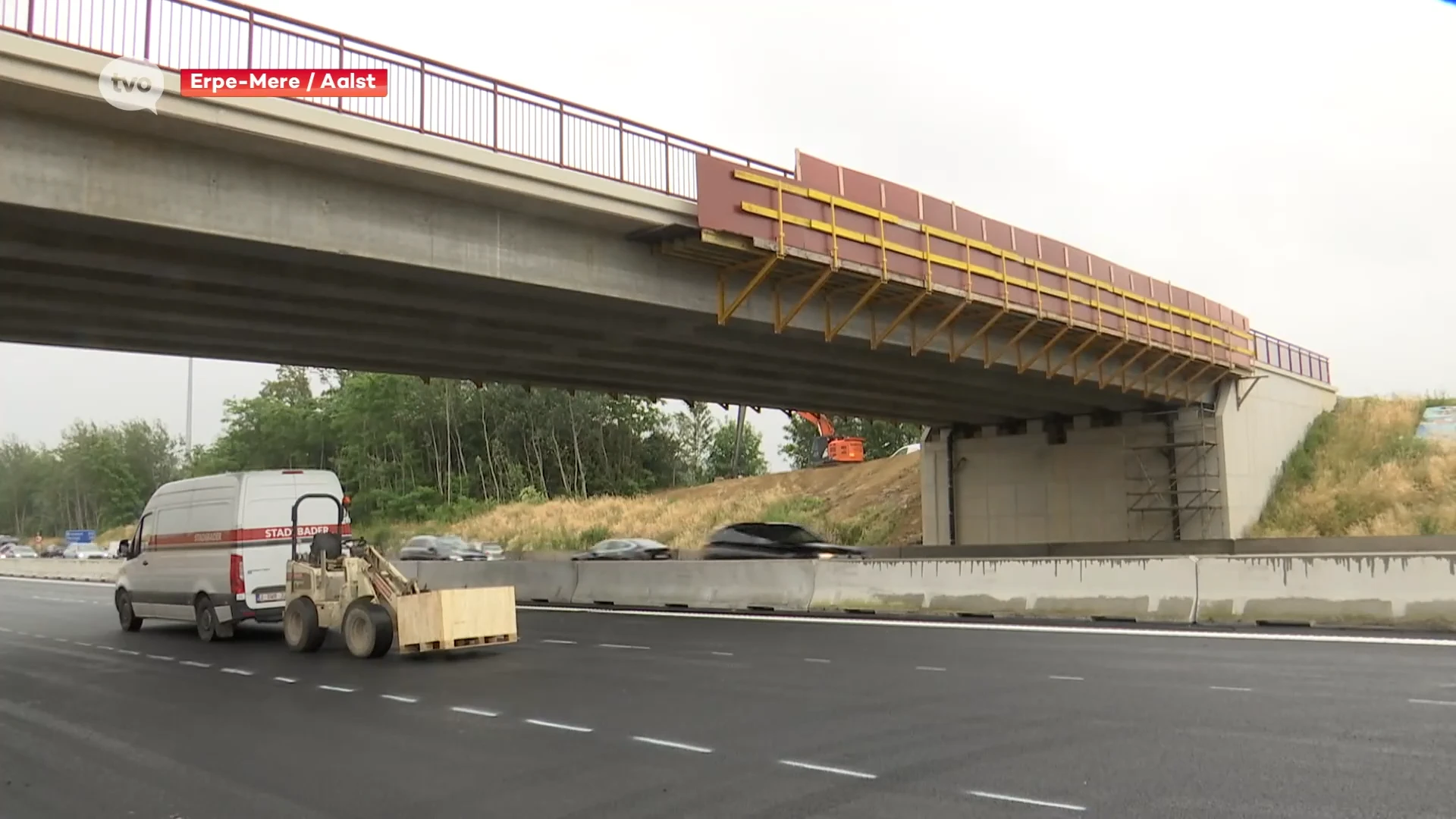 Werken E40 in Erpe-Mere volgende week van de baan