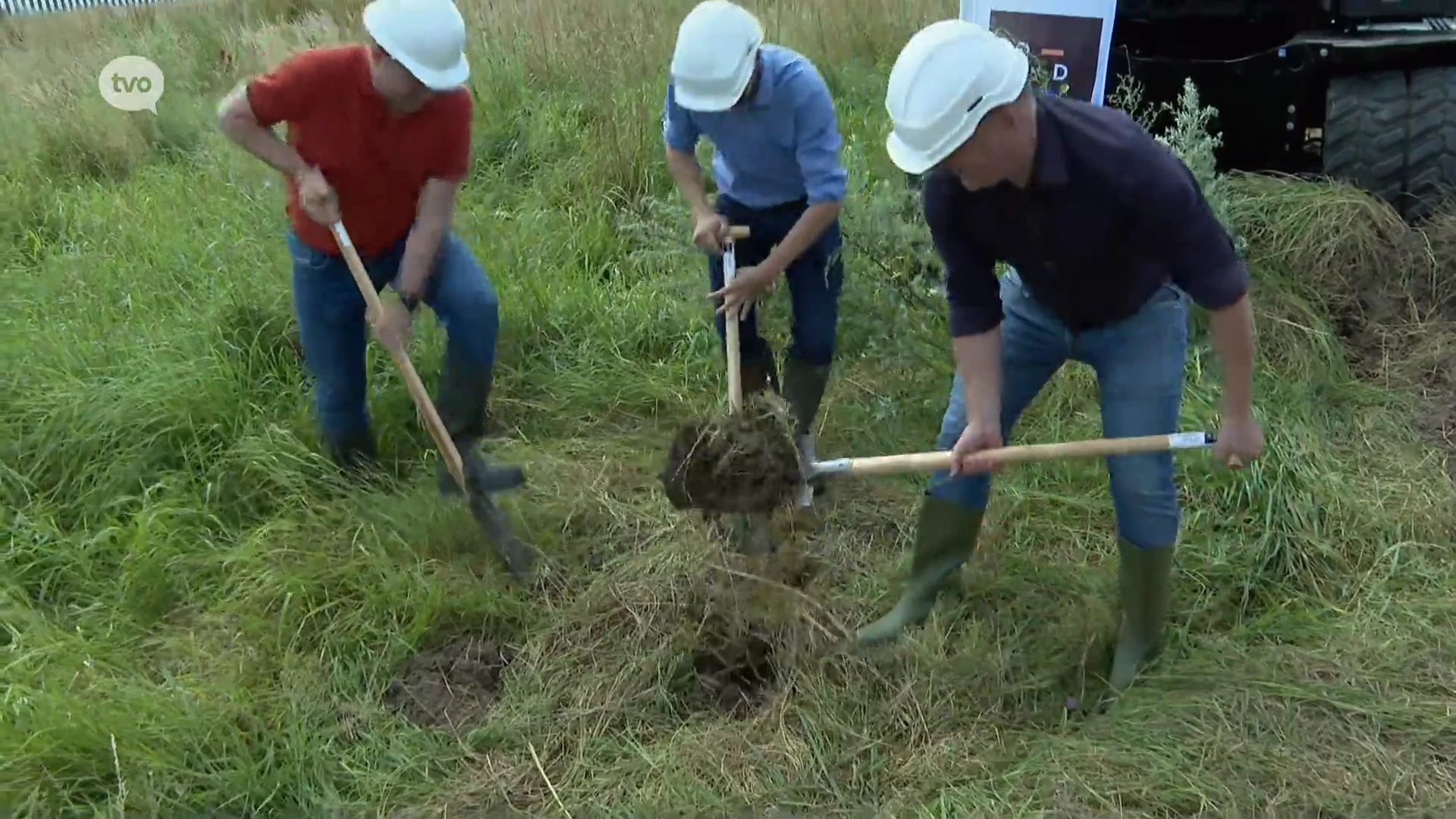 Eerste spadesteek gegeven voor ontwikkeling uitbreidingszone Meerbos in Wichelen