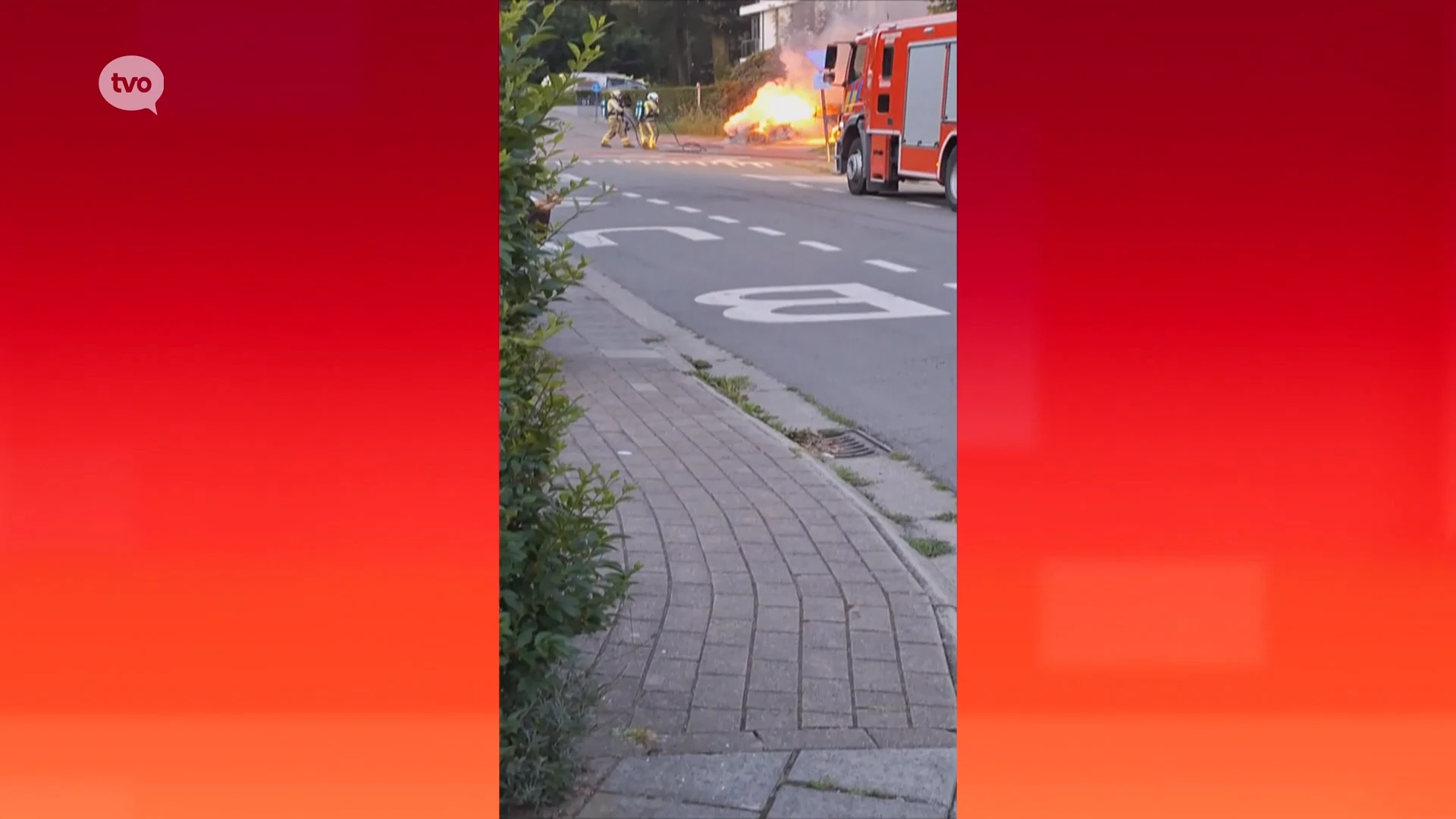 Aalst: wagen gaat in vlammen op na autopech