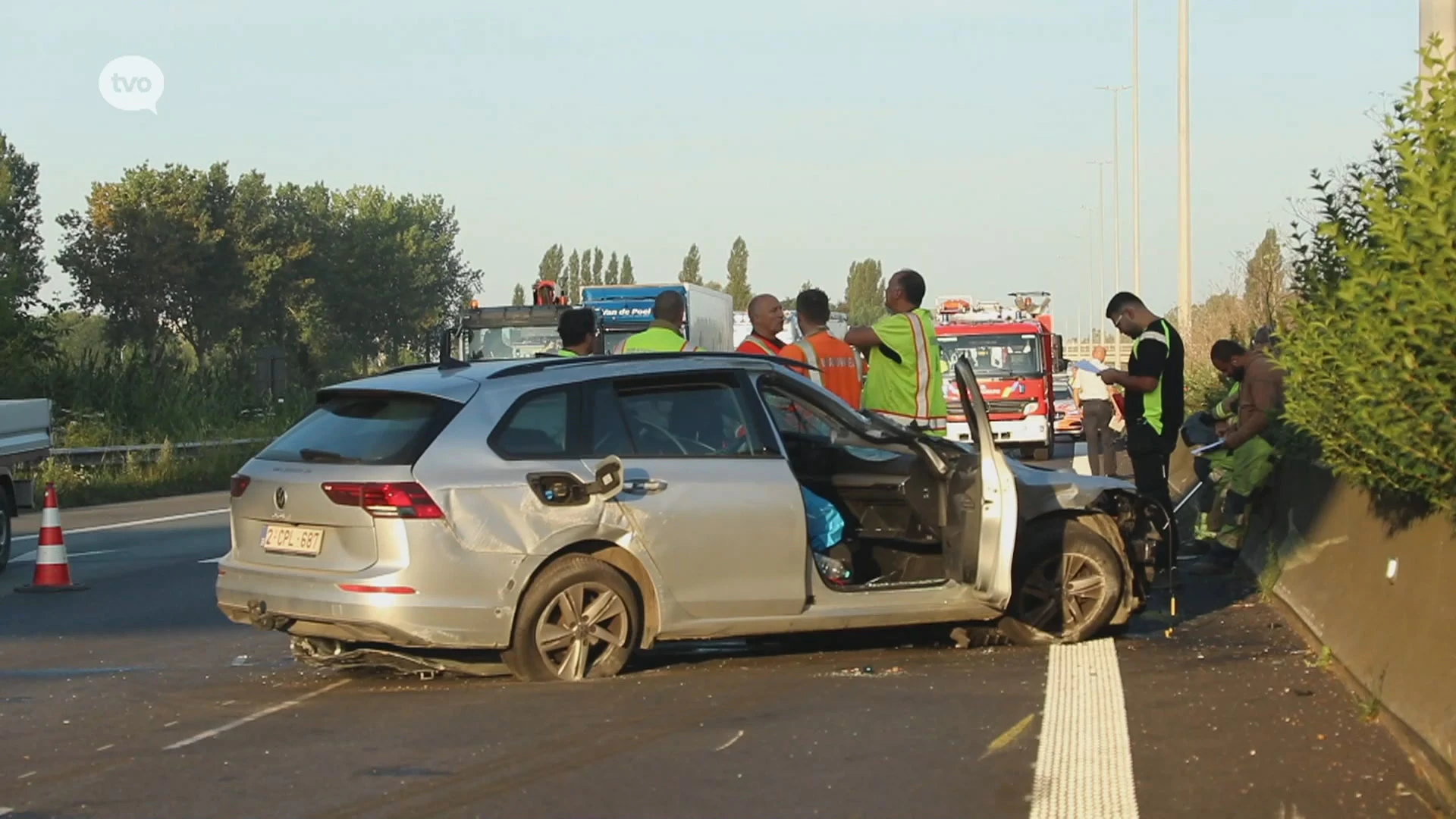 Chauffeur zwaargewond bij verkeersongeval op E17 in Temse