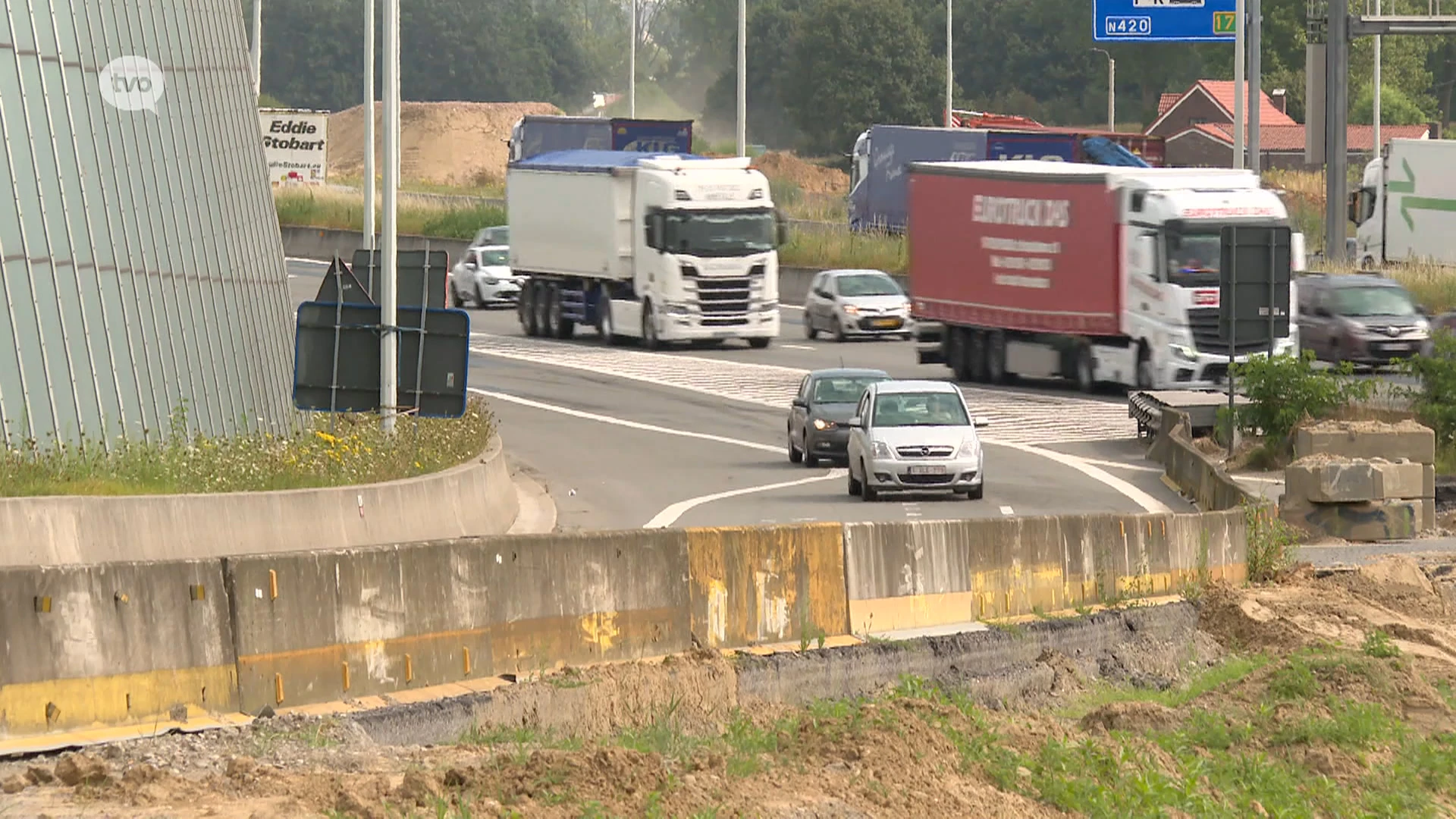 Afrit Kruibeke op E17 vanaf maandag dicht tot begin september voor vernieuwingswerken