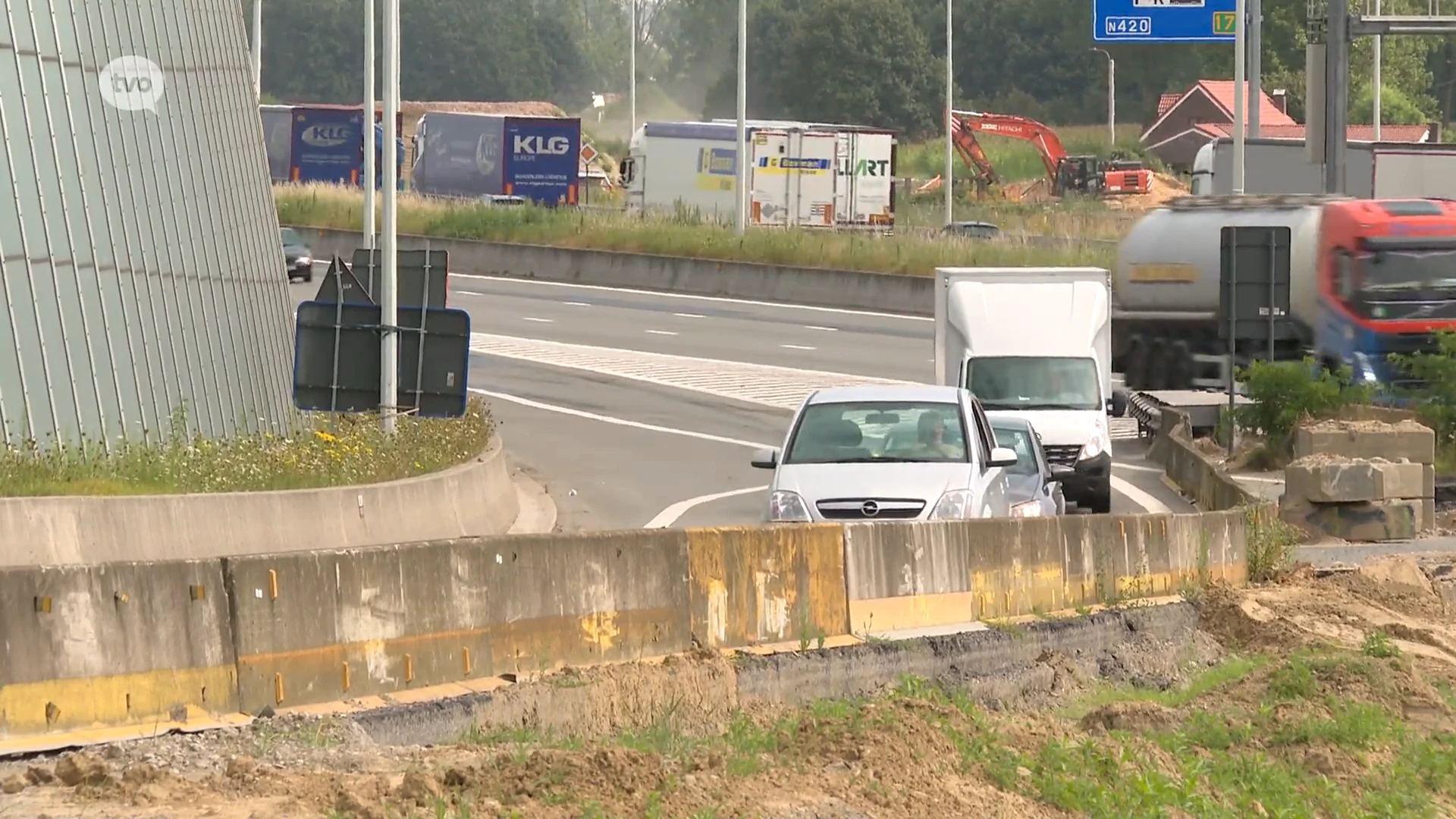 Afrit Kruibeke op de E17 vanaf vanavond weer open voor het verkeer