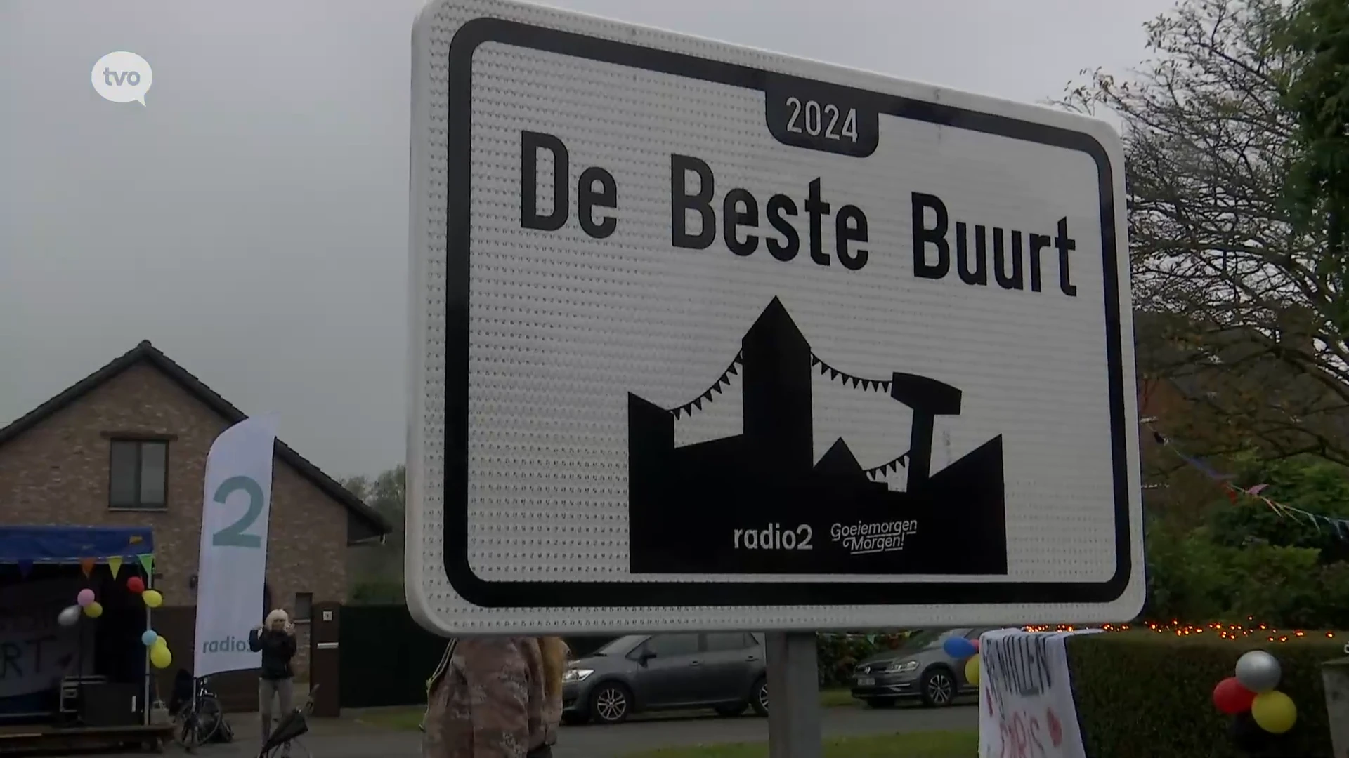 Vroege vogels van wijk Hemelsbreedte in Sinaai vieren titel van 'Beste Buurt van Vlaanderen'