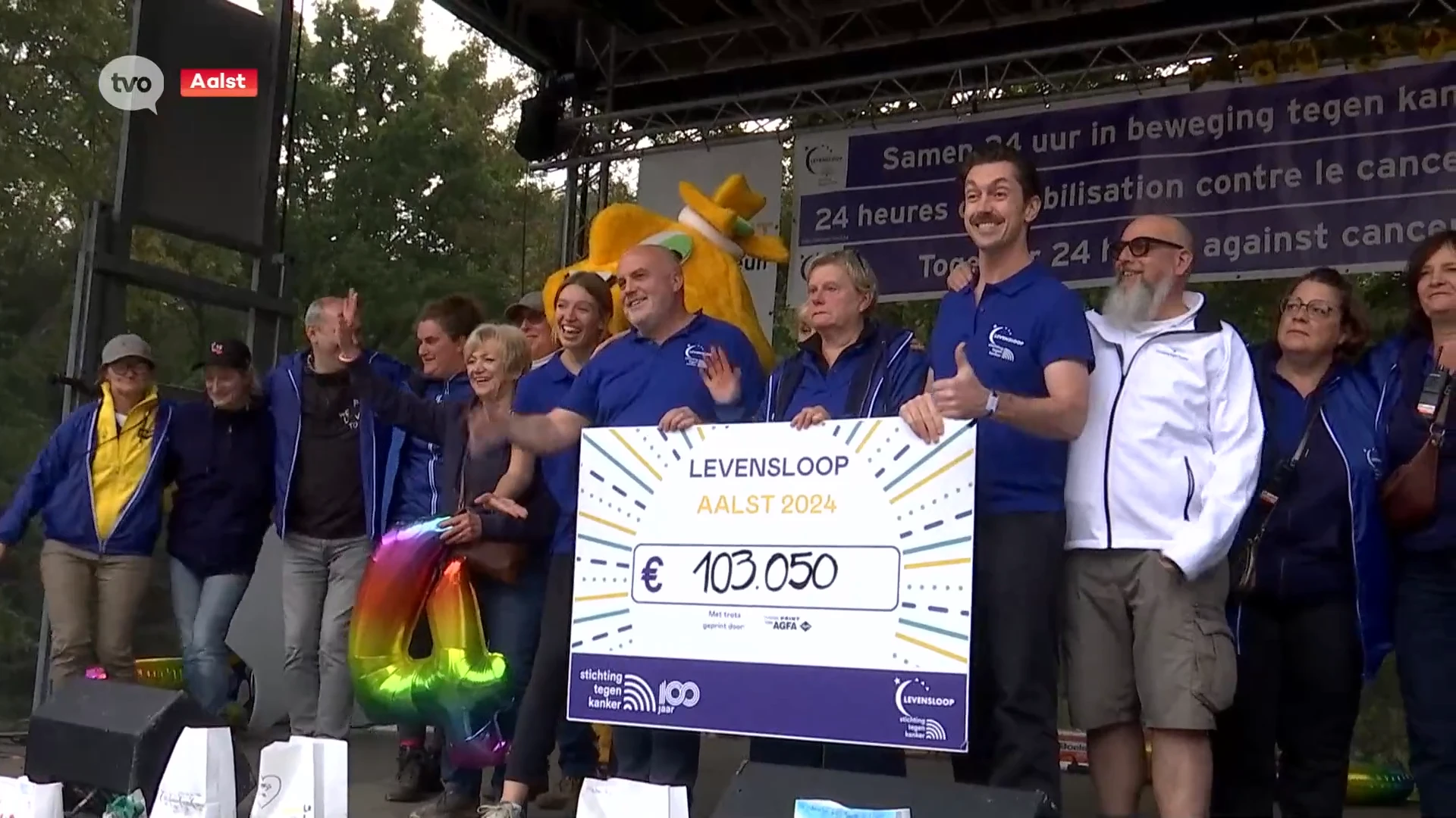 Levensloop Aalst levert voorlopig 103.000 euro op: "Een ontzettend warm gevoel"