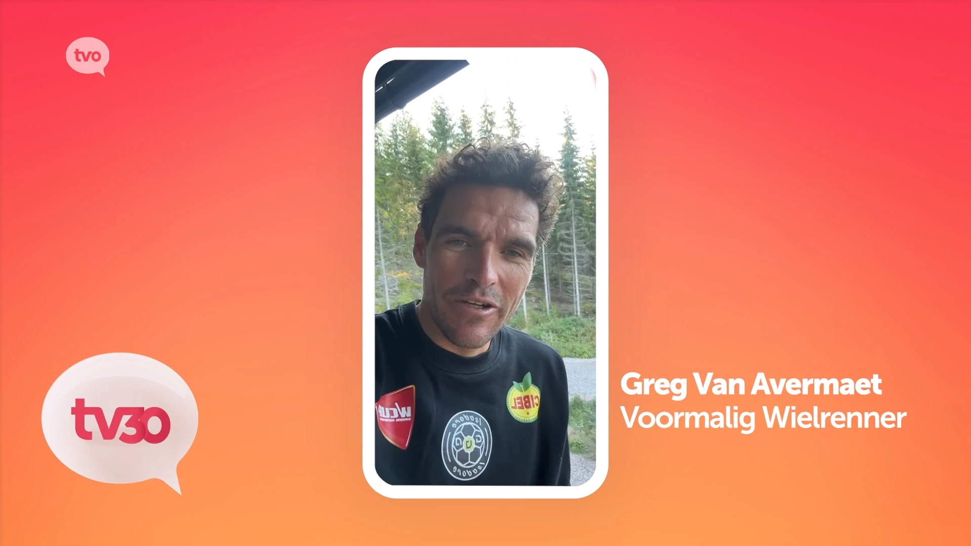 Greg Van Avermaet wenst TV Oost een een gelukkige 30ste verjaardag!