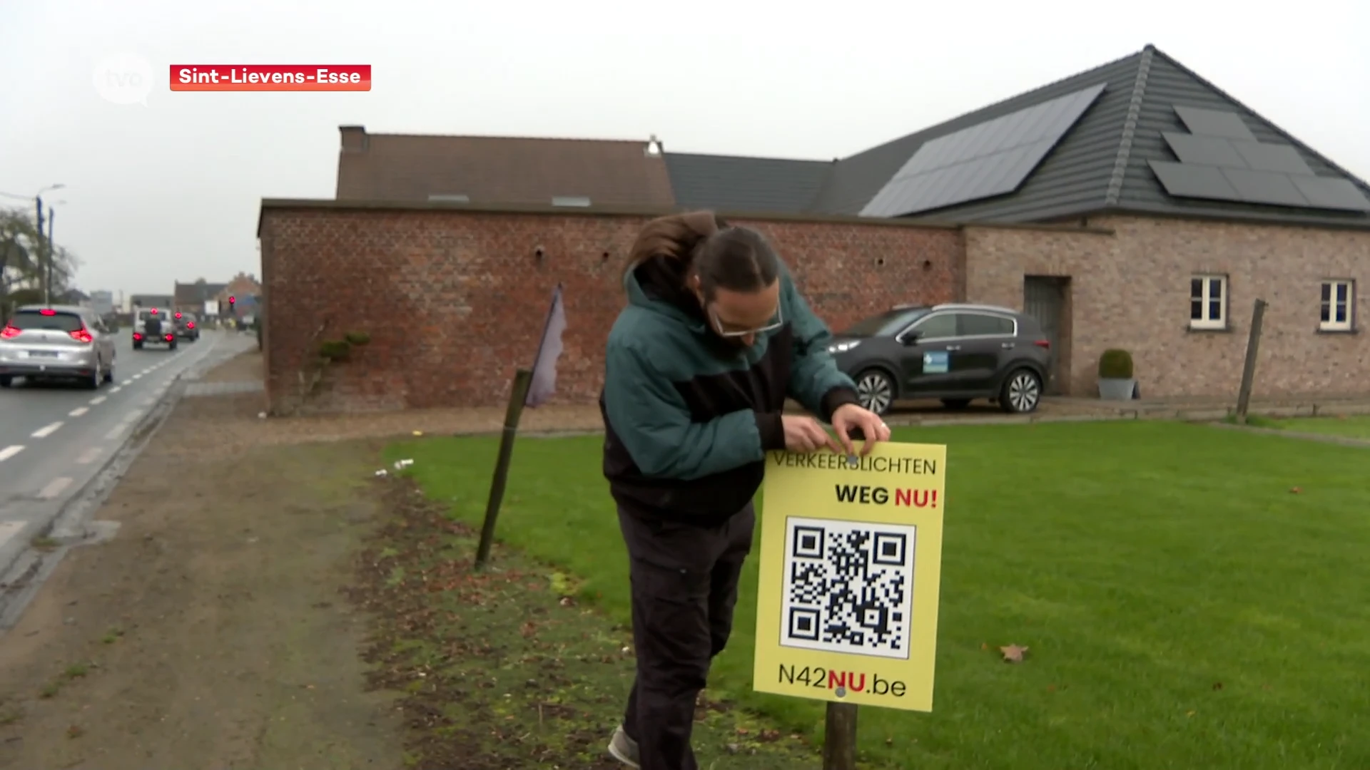 Buurtprotest in Herzele tegen aanhoudende problemen op de N42