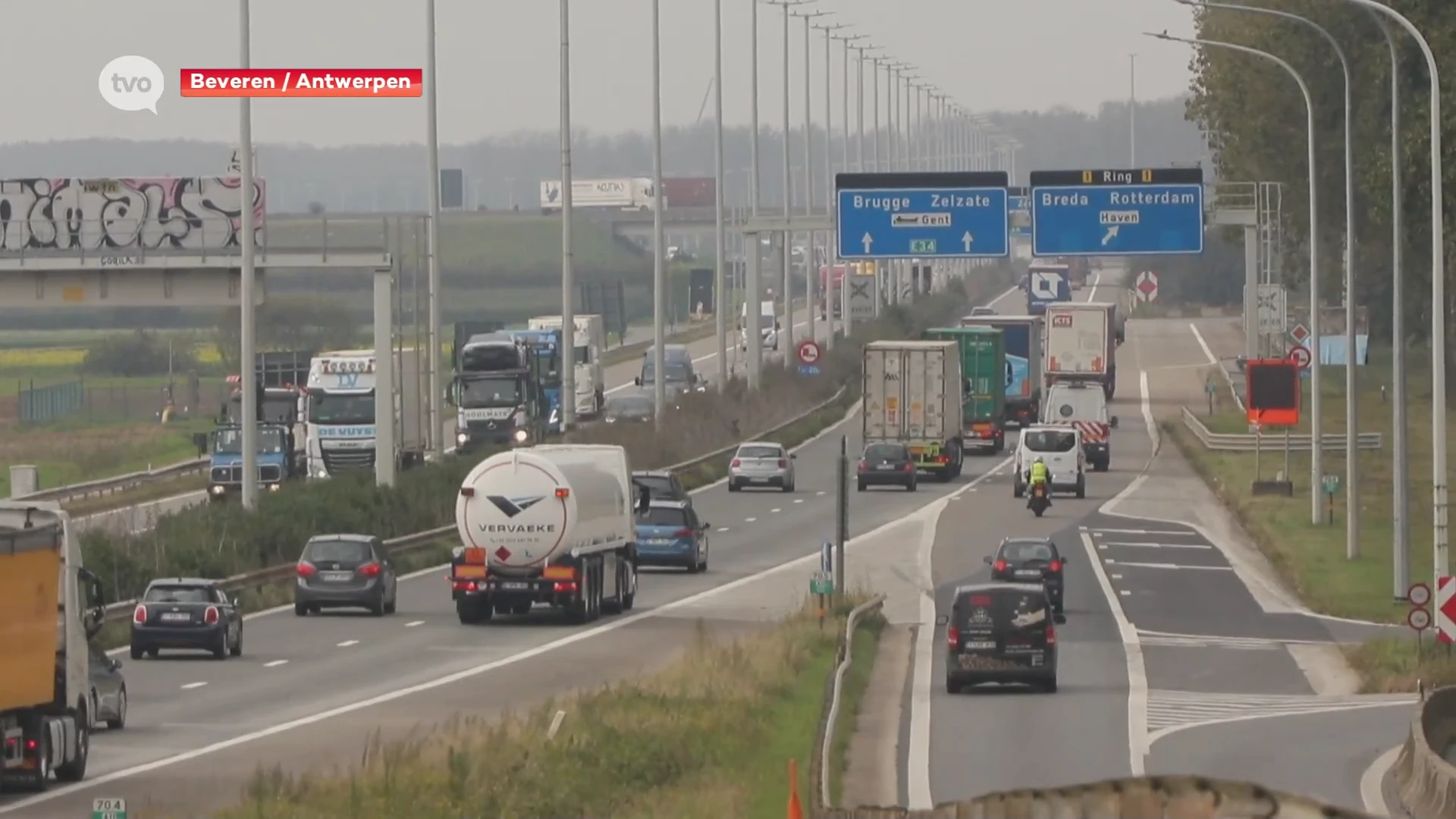 Zware week met werken op de snelwegen in en rond Beveren, plan op voorhand uw route