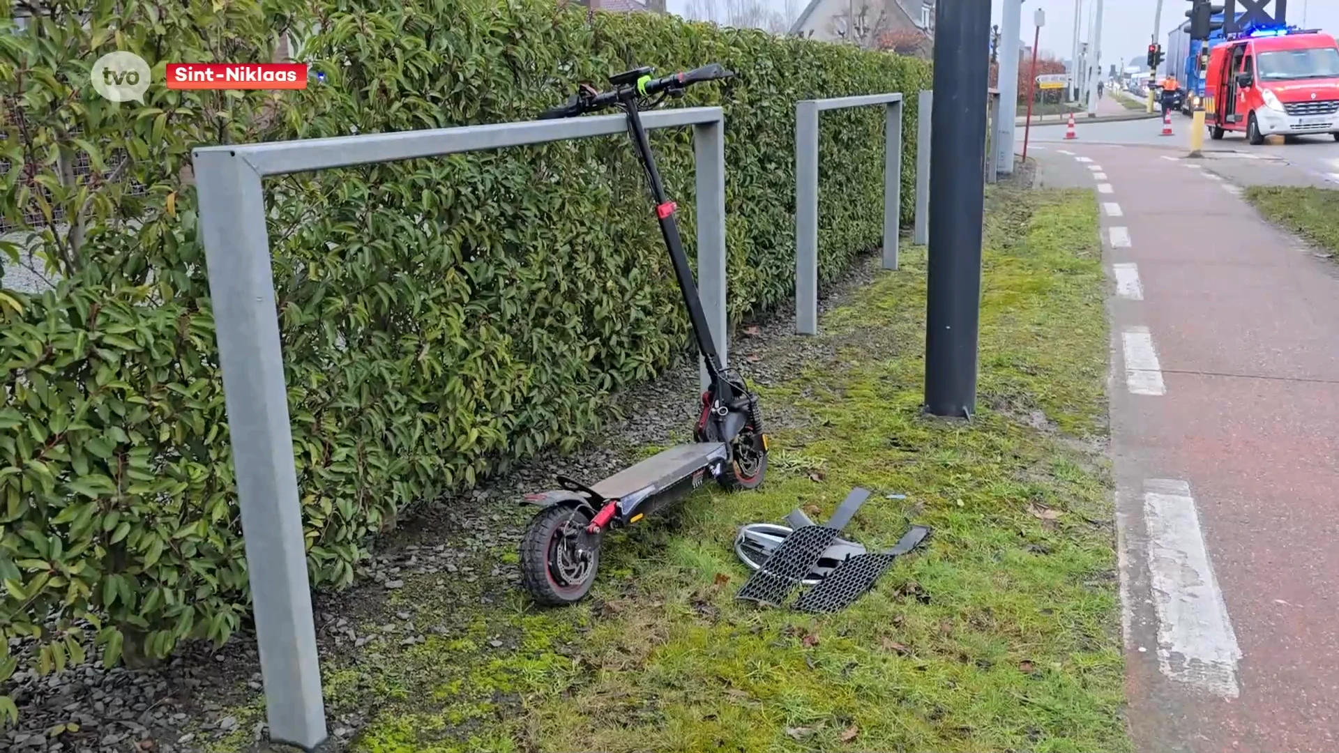 Jongen op step in levensgevaar na aanrijding door vrachtwagen in Sint-Niklaas