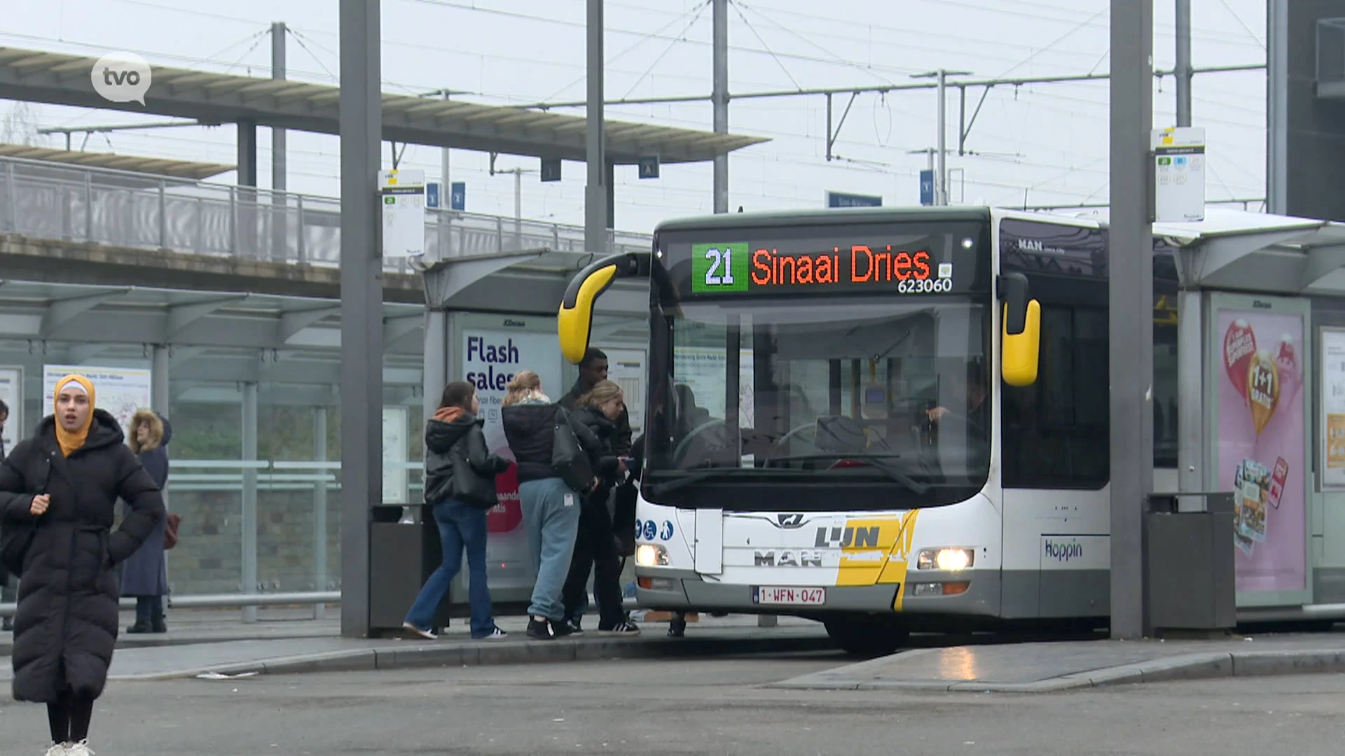 Helft van bus­sen in onze provincie rijdt niet door sta­king bij De Lijn