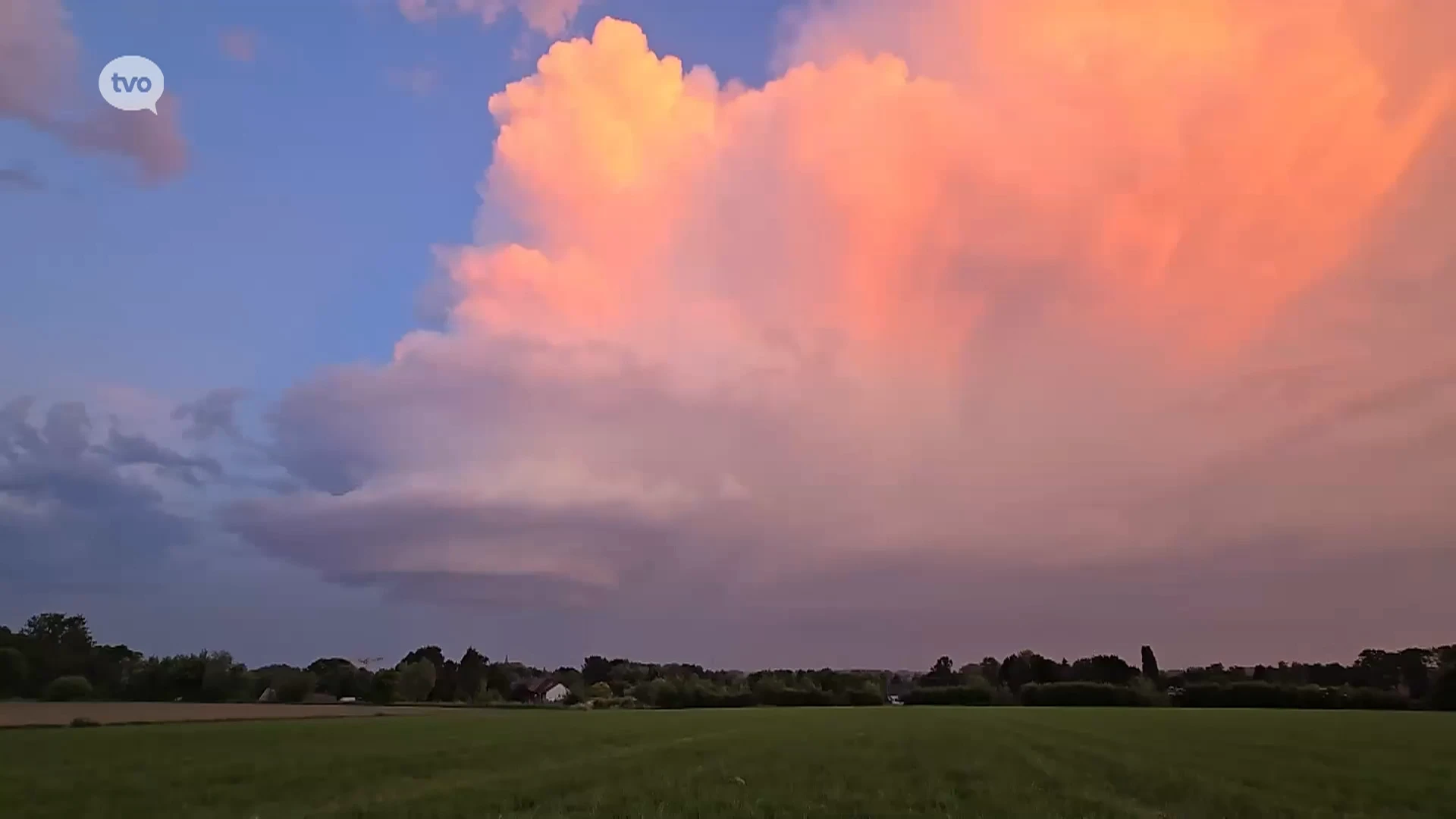 Supercell-onweer trekt met fikse hagelbuien over Denderstreek en Vlaamse Ardennen
