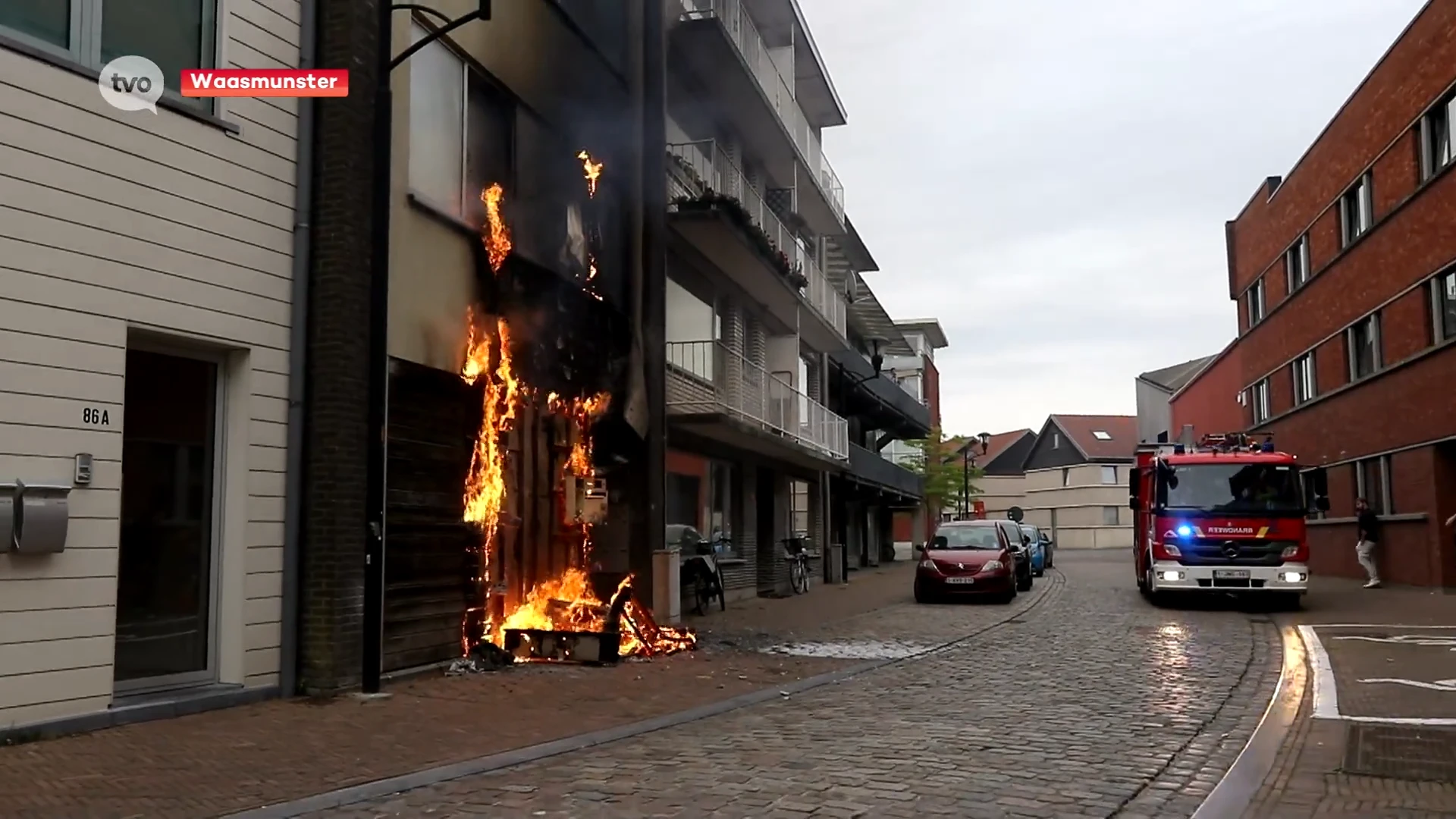 Bewoners na appartementsbrand in Waasmunster: "Dit is niet onze fout"