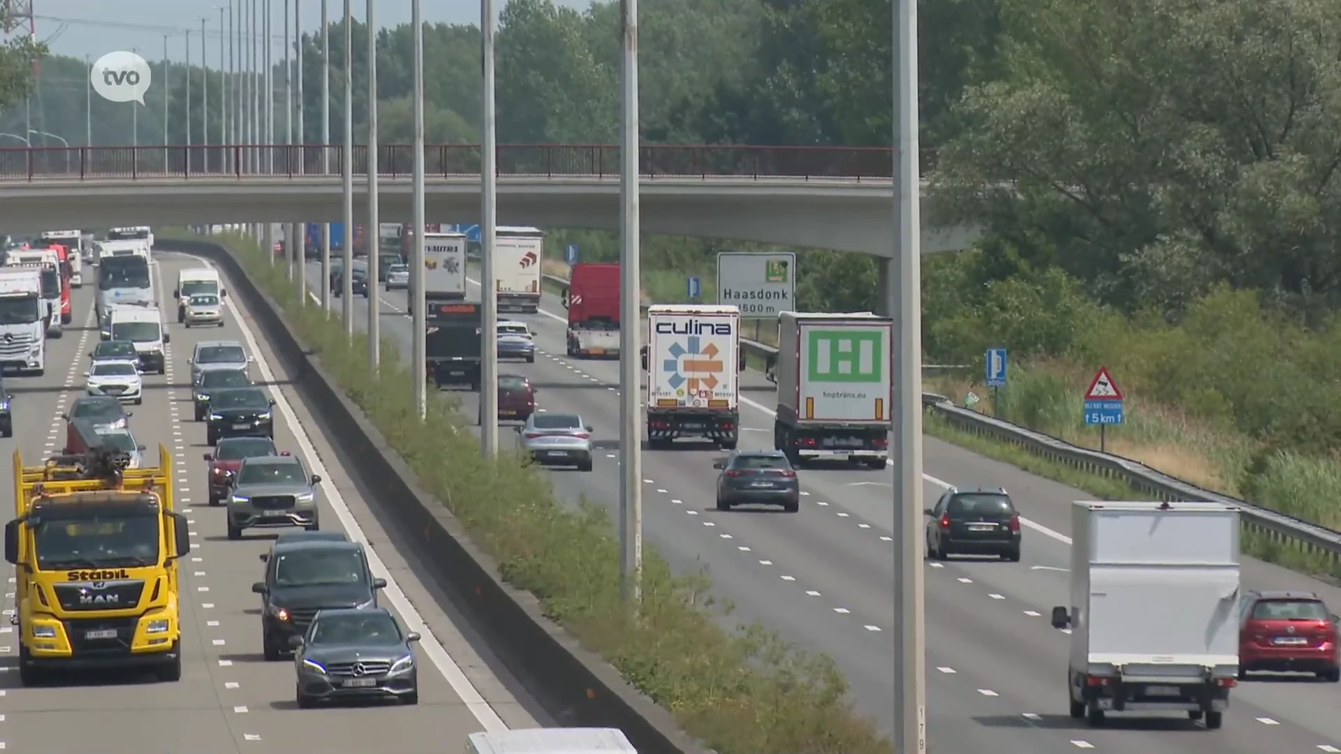 Asfaltvernieuwing op E17 tussen Destelbergen en Kruibeke deze zomer