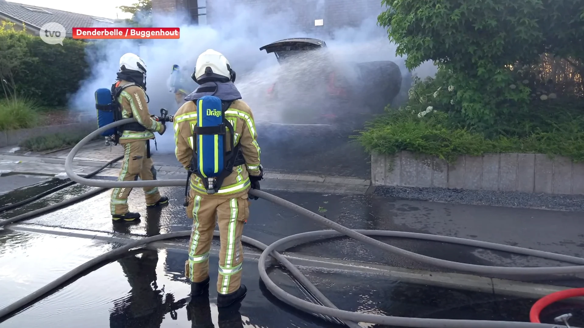 Primeur in België: Brandweerzone Oost blust hybride wagen met koud snijdend blussysteem