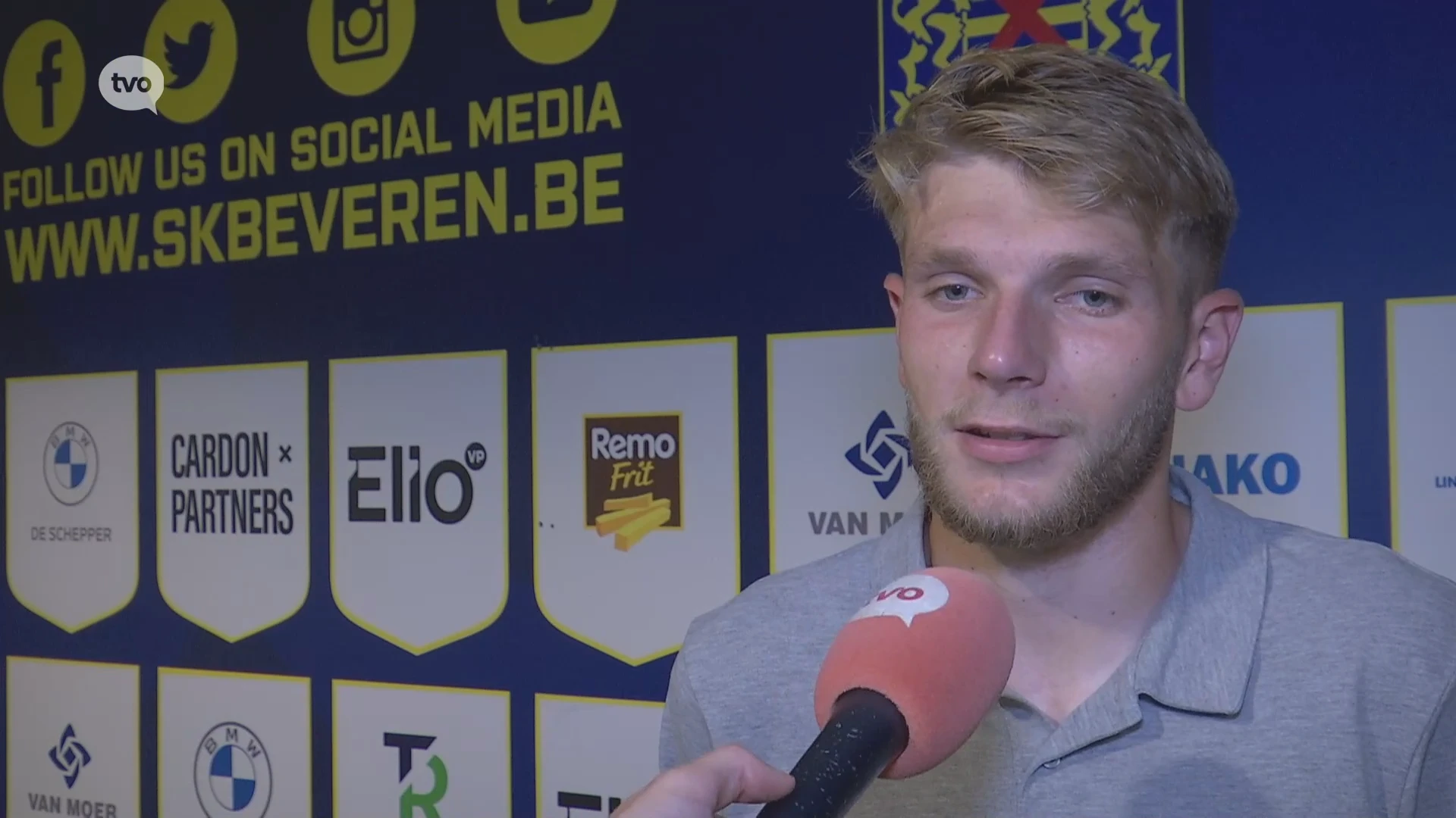 Bekijk hier de reacties van coach Reedijk en aanvaller Servais na 1-0 overwinning van SK Beveren tegen Jong Genk