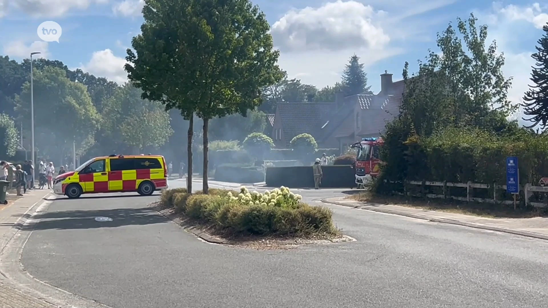 Tuinhuis brandt volledig uit in Laarne: overslag naar woning vermeden