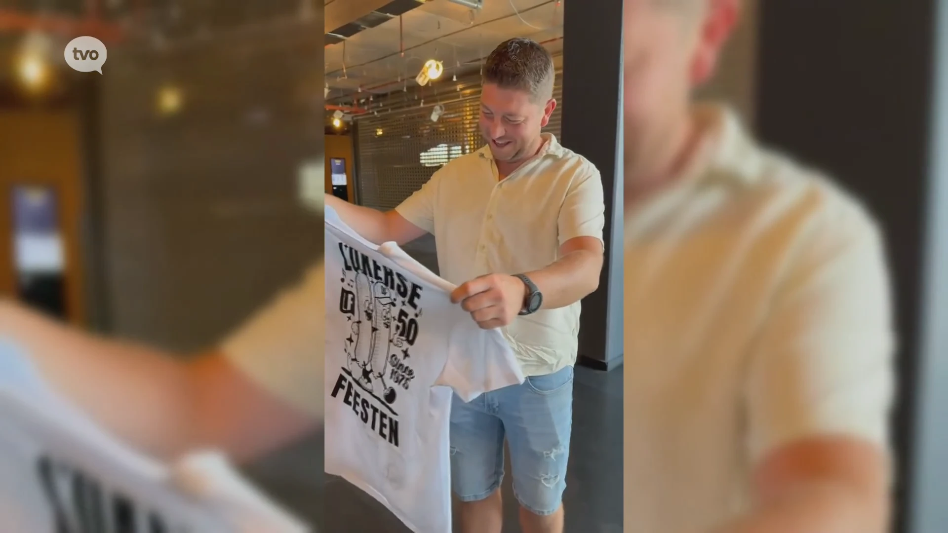 KIJK: Winnaar van T-shirt Lokerse Feesten wordt verrast met z'n prijs