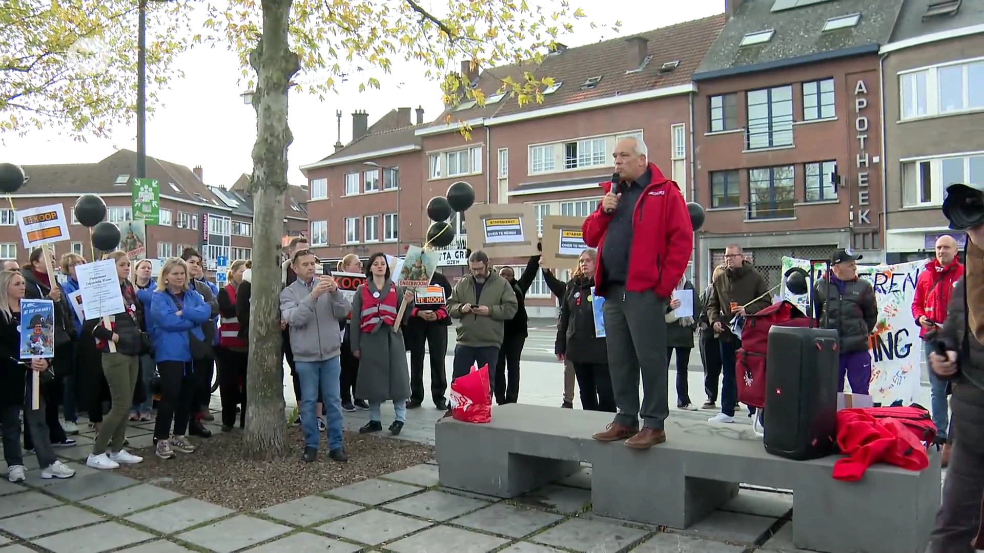 Hoofdafbeelding voor artikel Opnieuw vakbondsactie tegen…