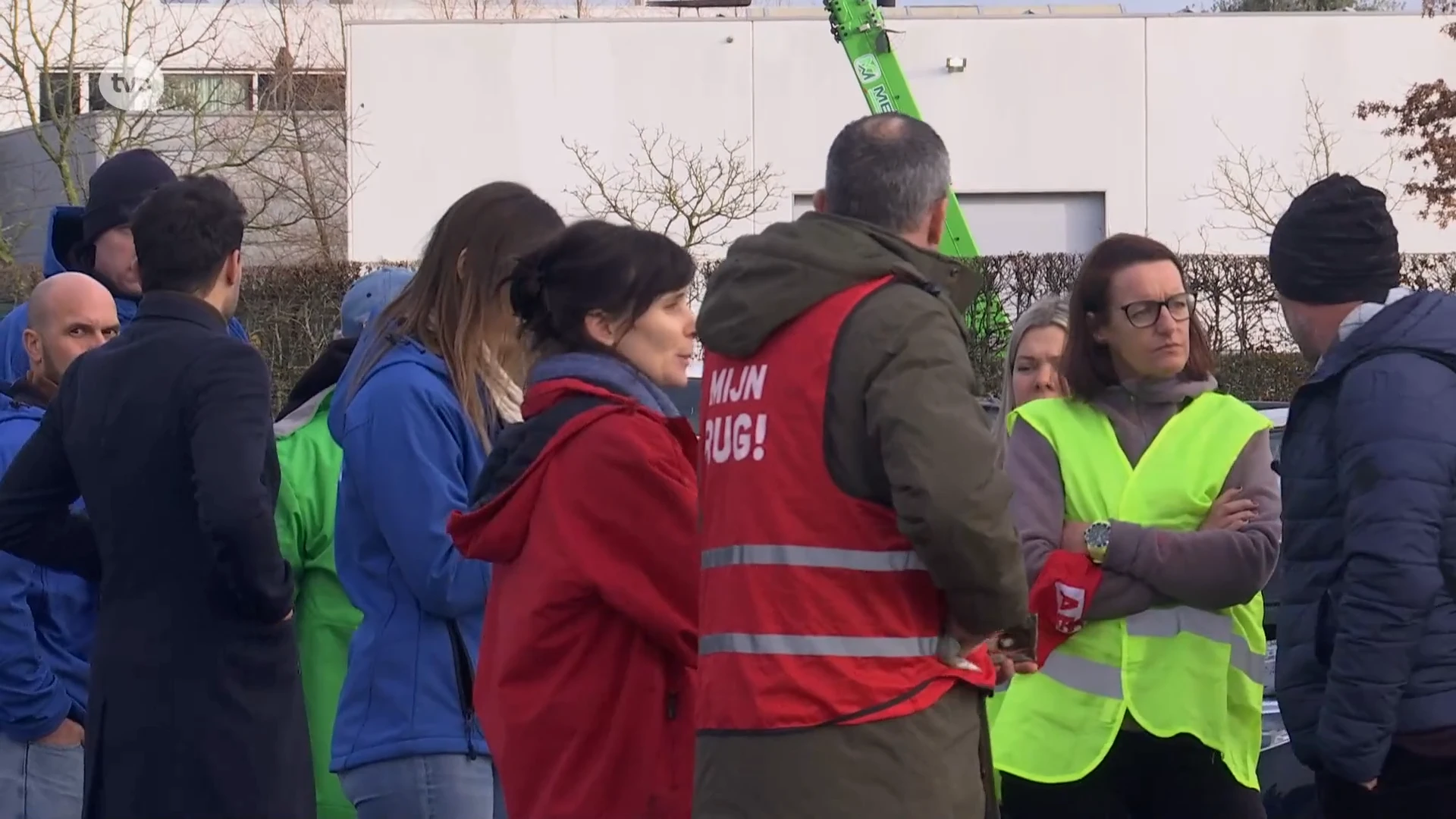 Hoofdafbeelding voor artikel Vakbondsactie aan bouwbedrijf…