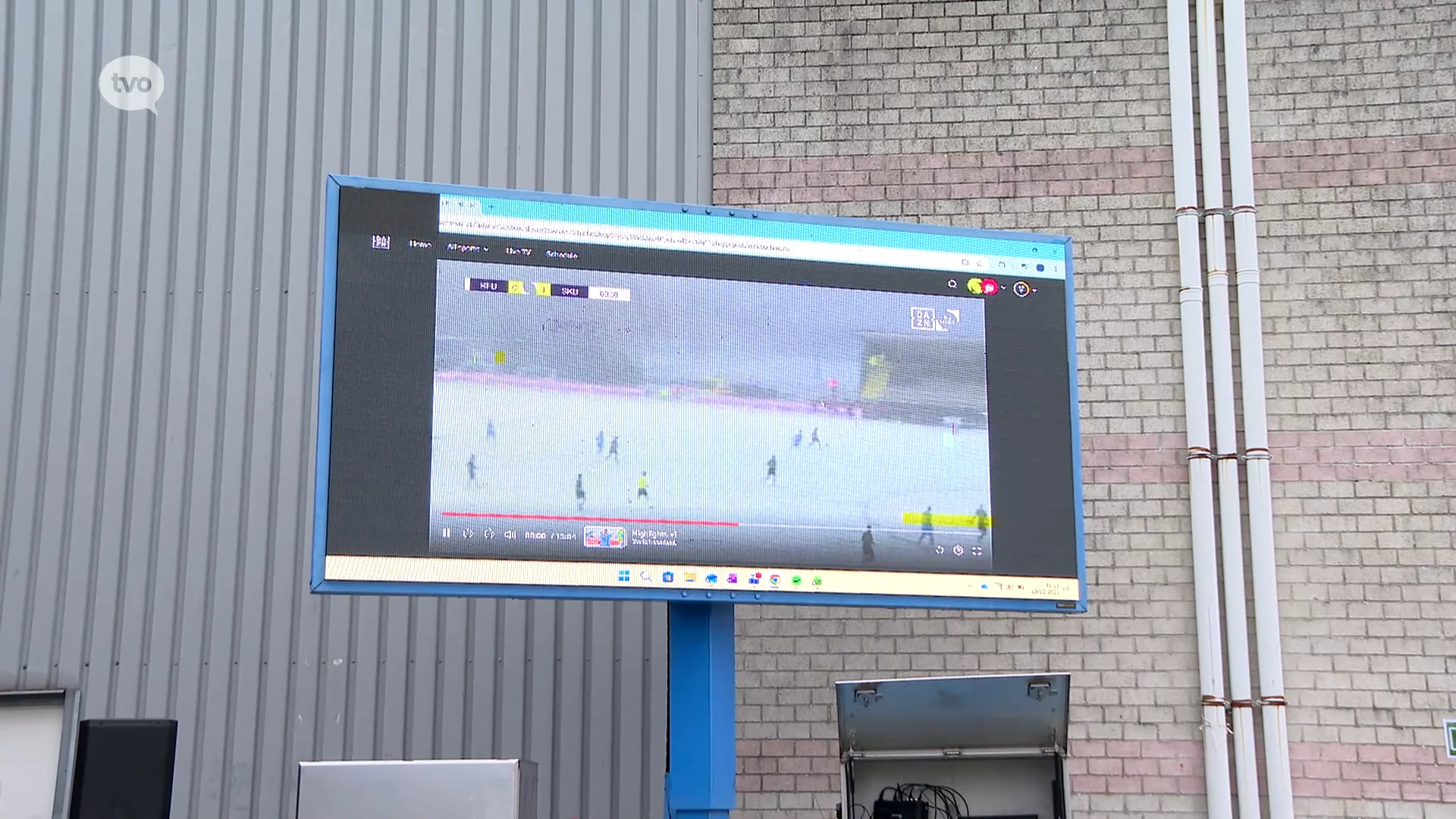 Hoofdafbeelding voor artikel Groot scherm in fanzone van…