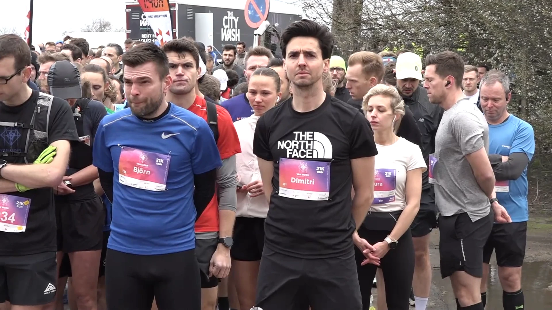 Hoofdafbeelding voor artikel Stiltemoment op Marathon van…