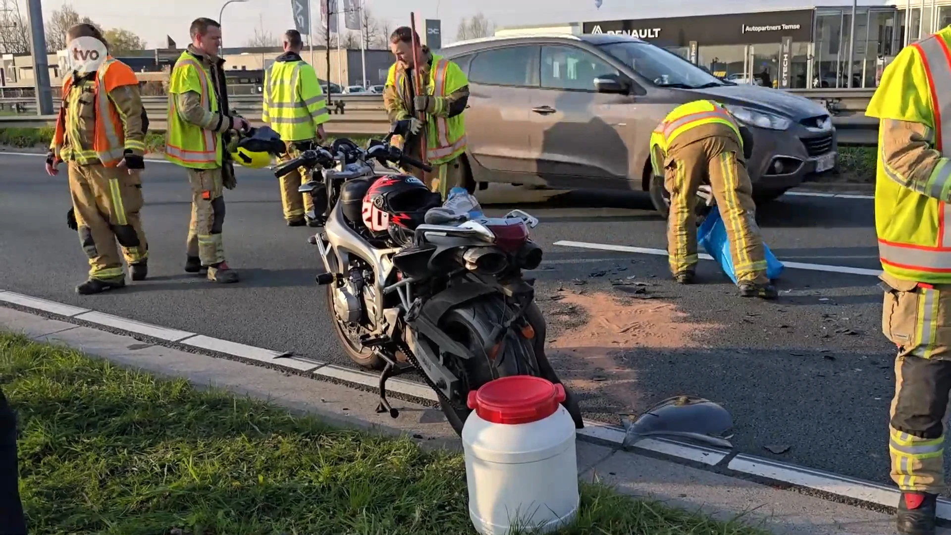 Hoofdafbeelding voor artikel Motard raakt zwaargewond bij…