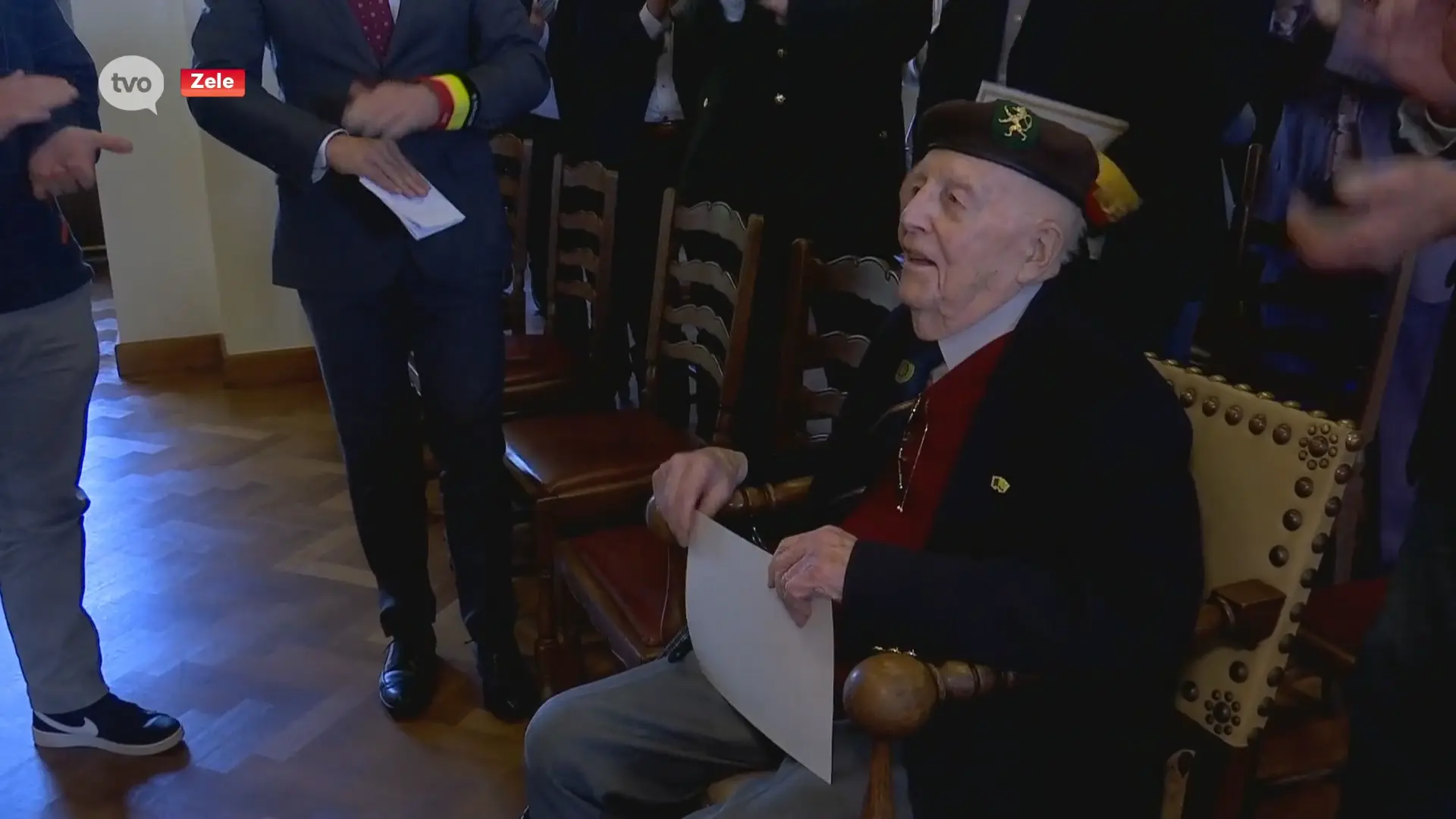 Hoofdafbeelding voor artikel Hubert Roels, 100-jarige oud-strijder…