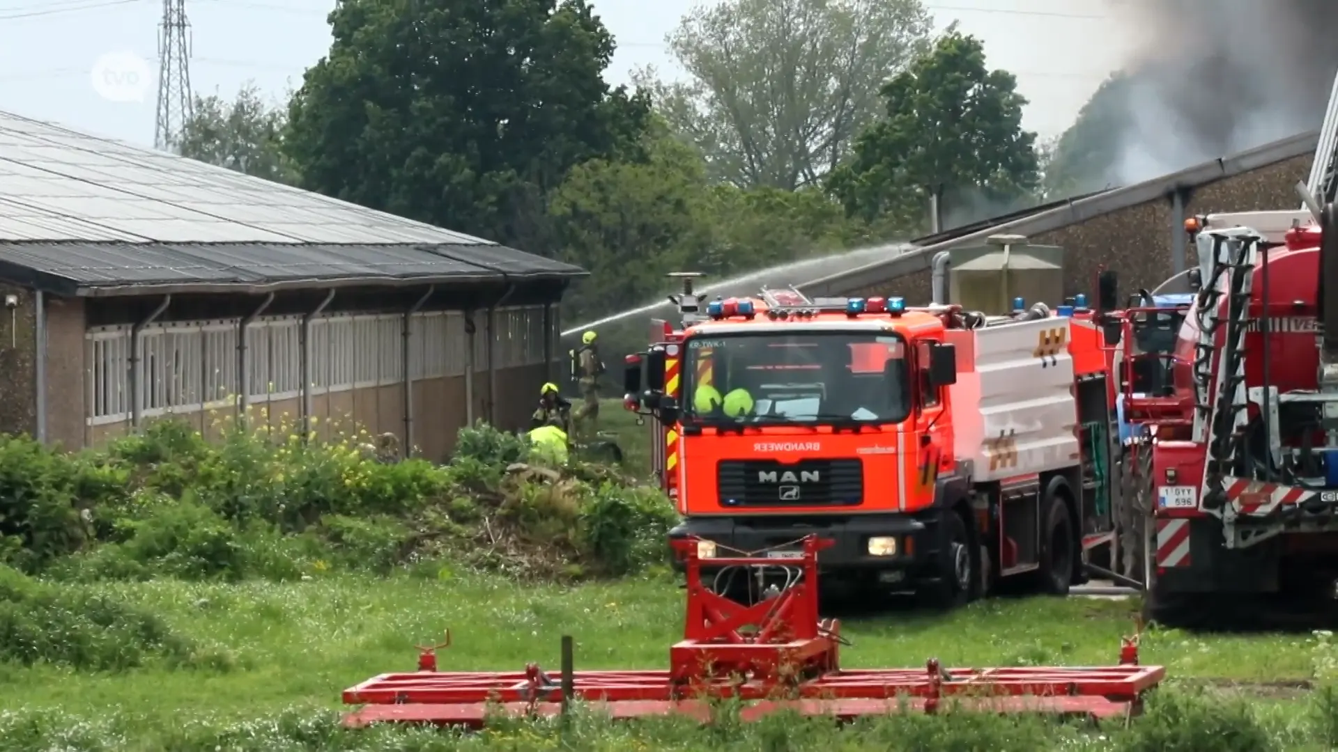 Hoofdafbeelding voor artikel Zware brand legt varkensstal…