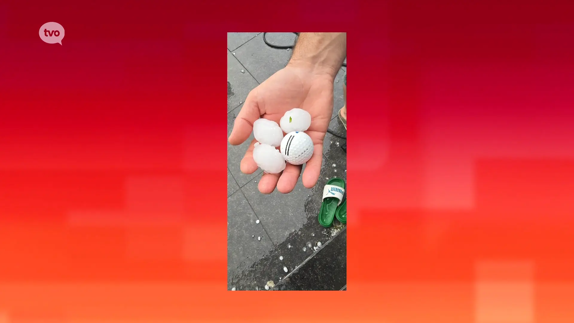 Hoofdafbeelding voor artikel Onweer met grote hagelbollen…