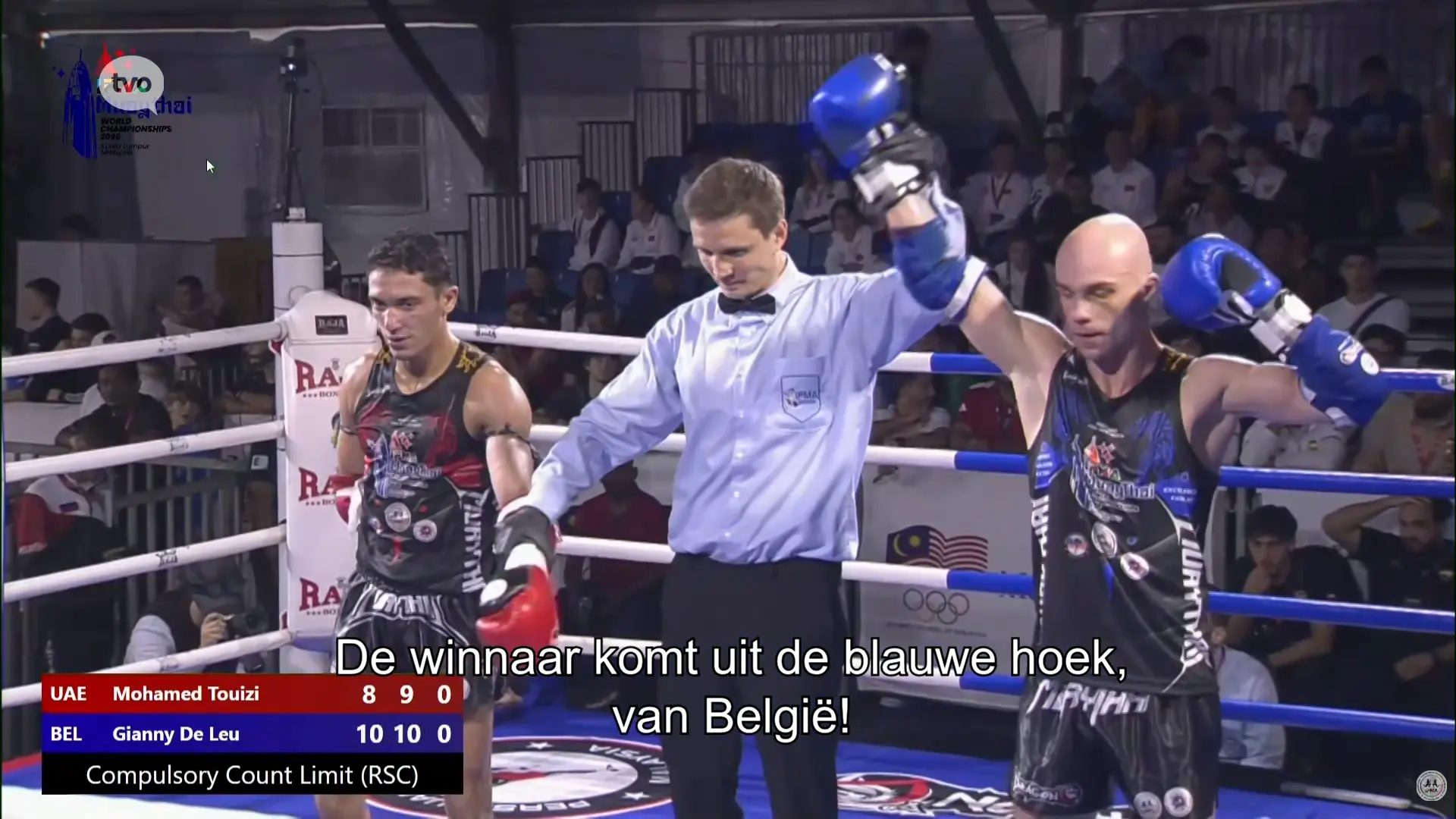 Hoofdafbeelding voor artikel Thaibokser Gianny De Leu wereldkampioen…