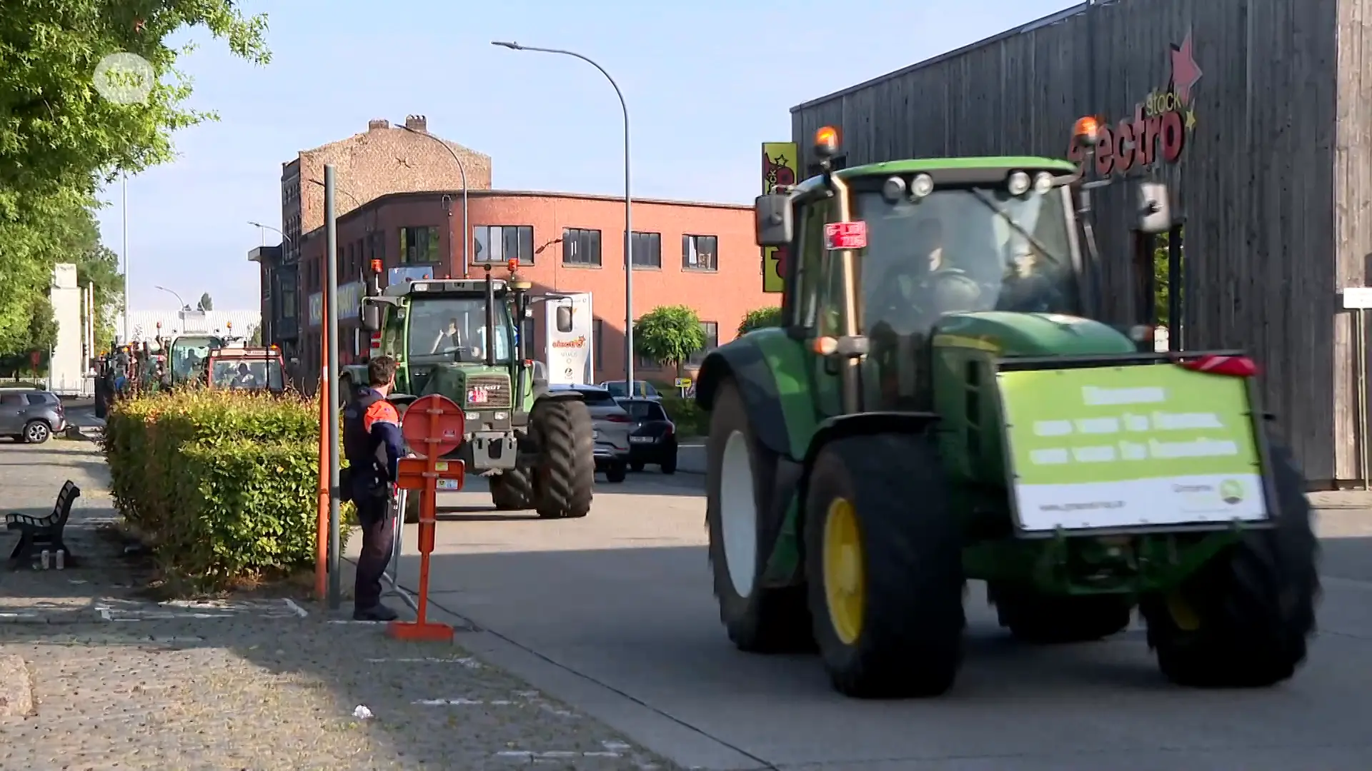 50 boeren protesteren in Aalst voor behoud van landbouwgrond