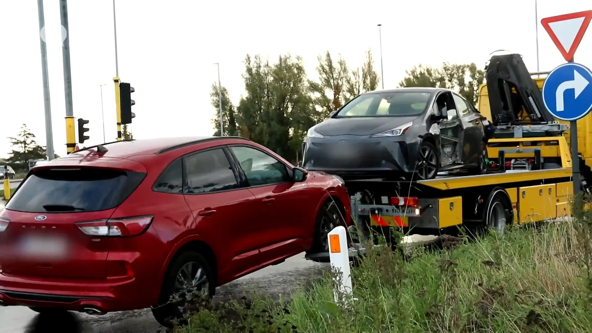 Hoofdafbeelding voor artikel Drie wagens betrokken bij…
